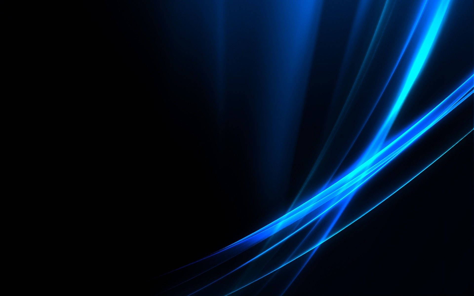 Güzel Mavi Neon Işık Çizgileri Duvar Kağıdı