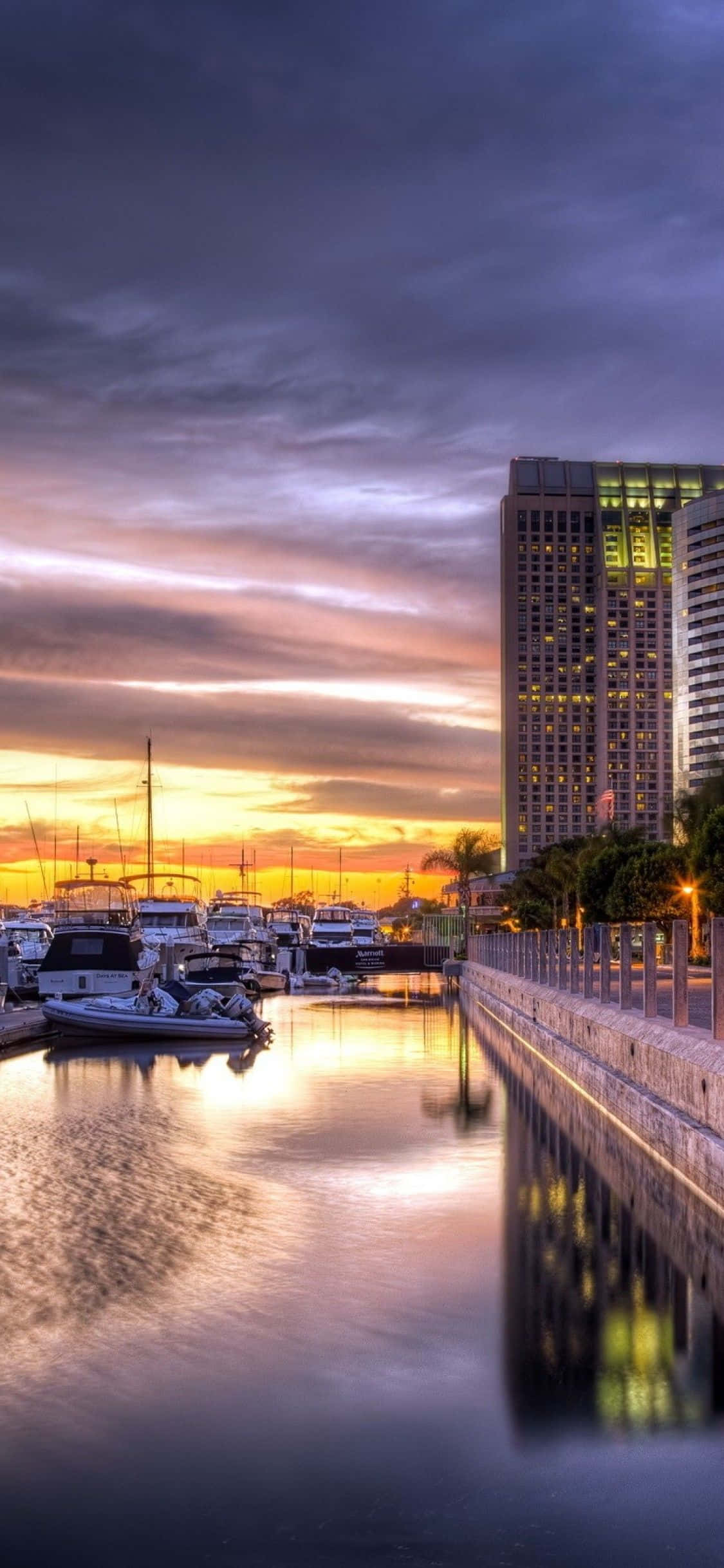 Güzel San Diego Gün Batımı Duvar Kağıdı