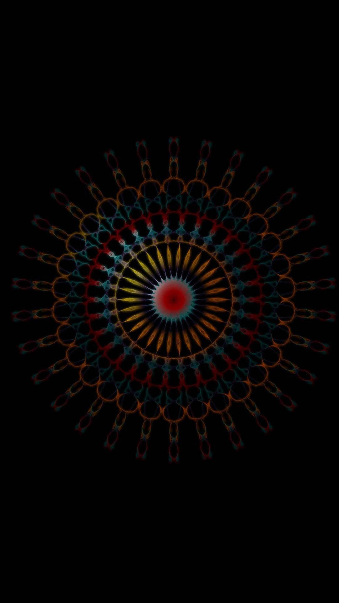 Güzel ve psychedelic, dünya dışı bir manzara Duvar Kağıdı