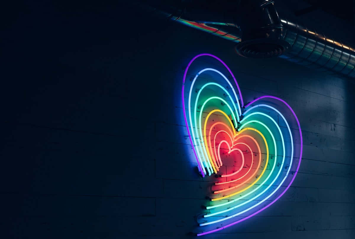 Güzellik ve teknoloji bu şık neon mavi estetikte buluşuyor Duvar Kağıdı