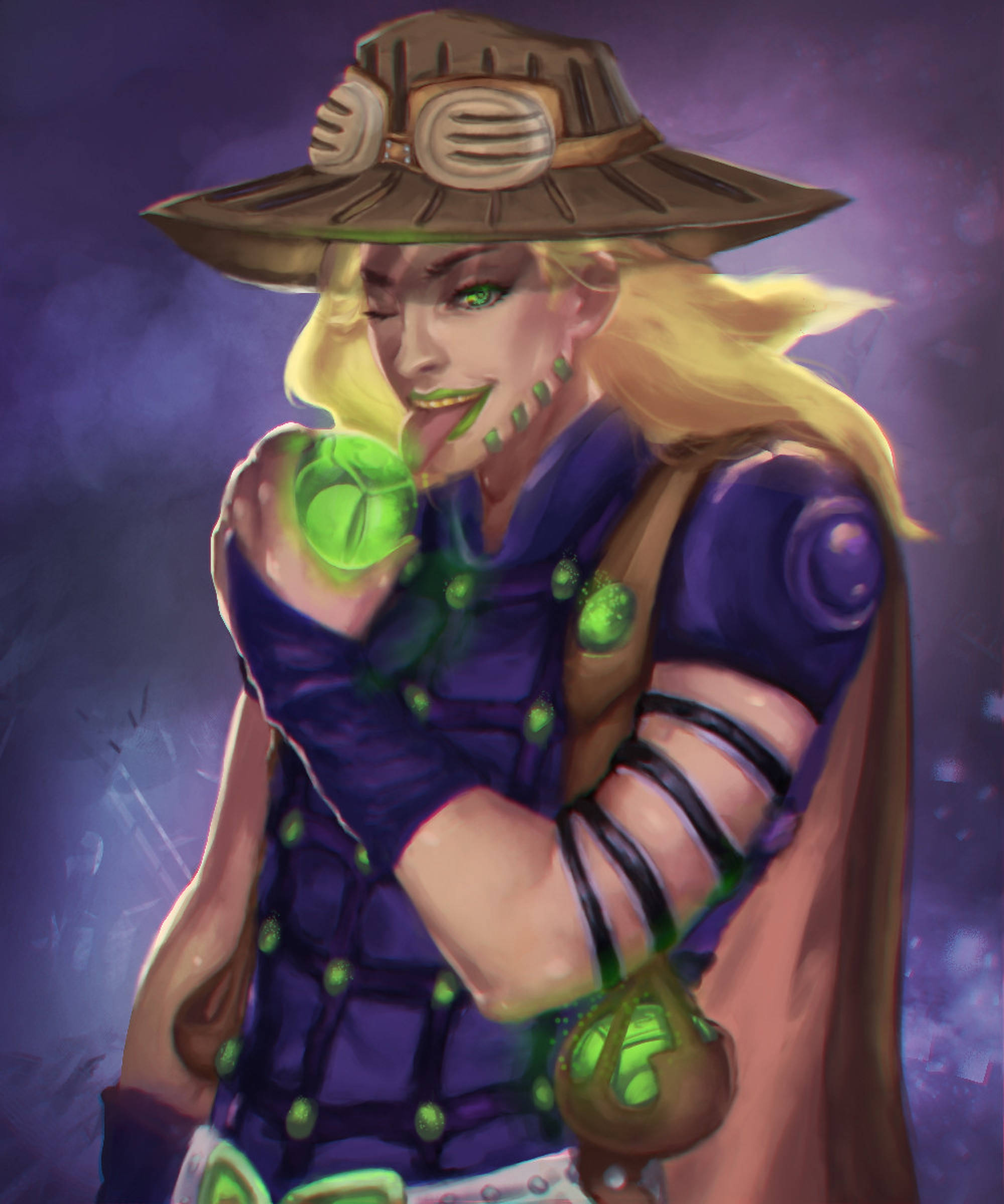 Gyro Zeppeli Dil Çıkarırken Duvar Kağıdı