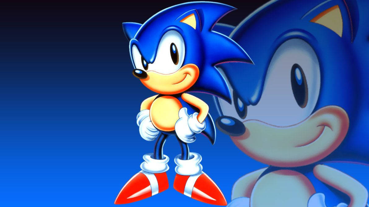 Süpersonik hızıyla kahraman Sonic duvar kağıdı.