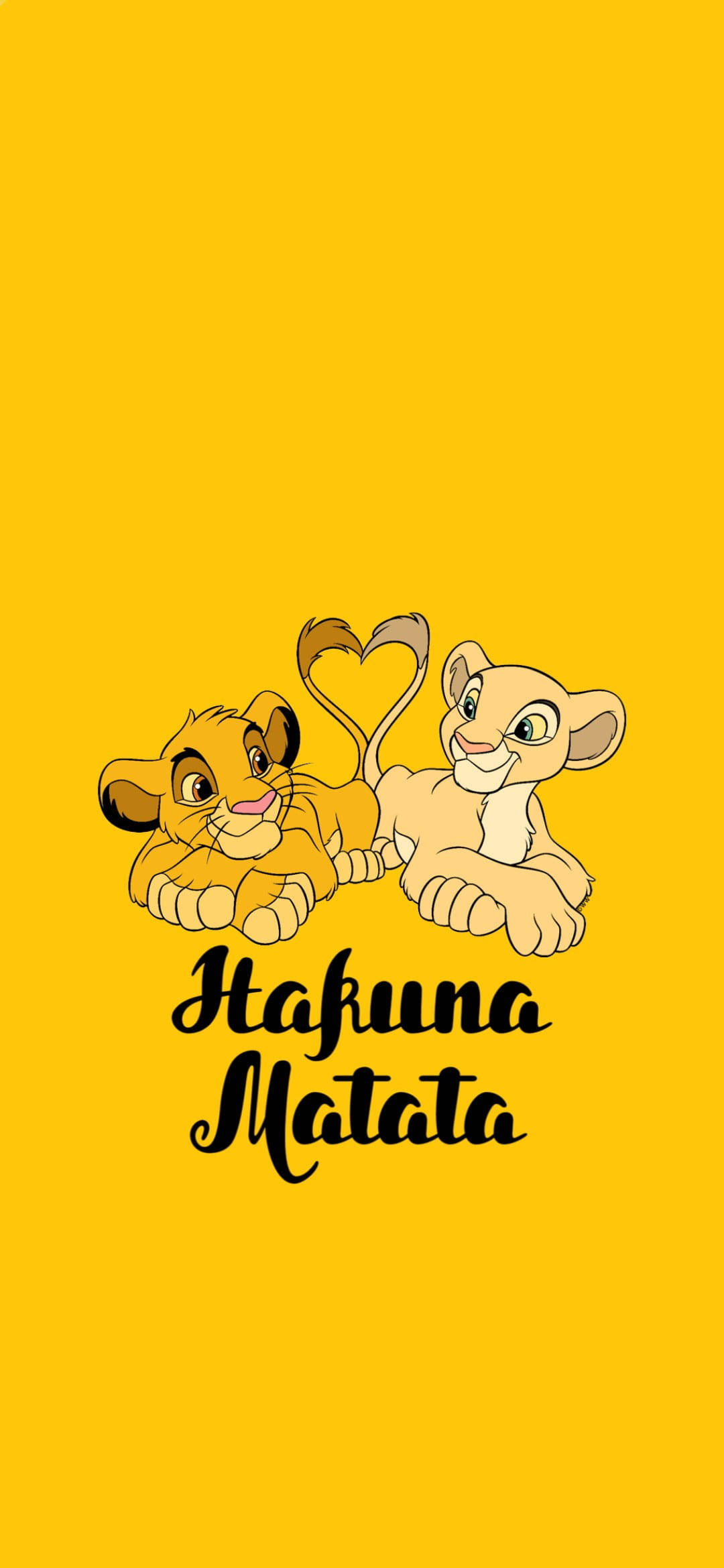 Hakuna Matata Aslan Telefon Duvar Kağıdı