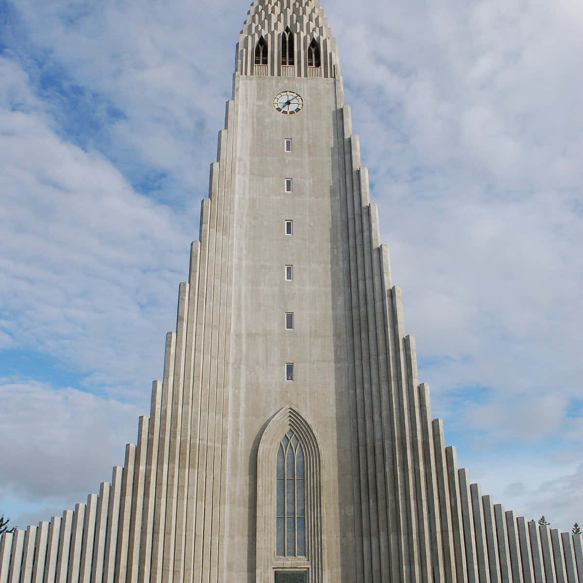 Hallgrimskirkja Merkez Kulesi Dış Cephesi Duvar Kağıdı