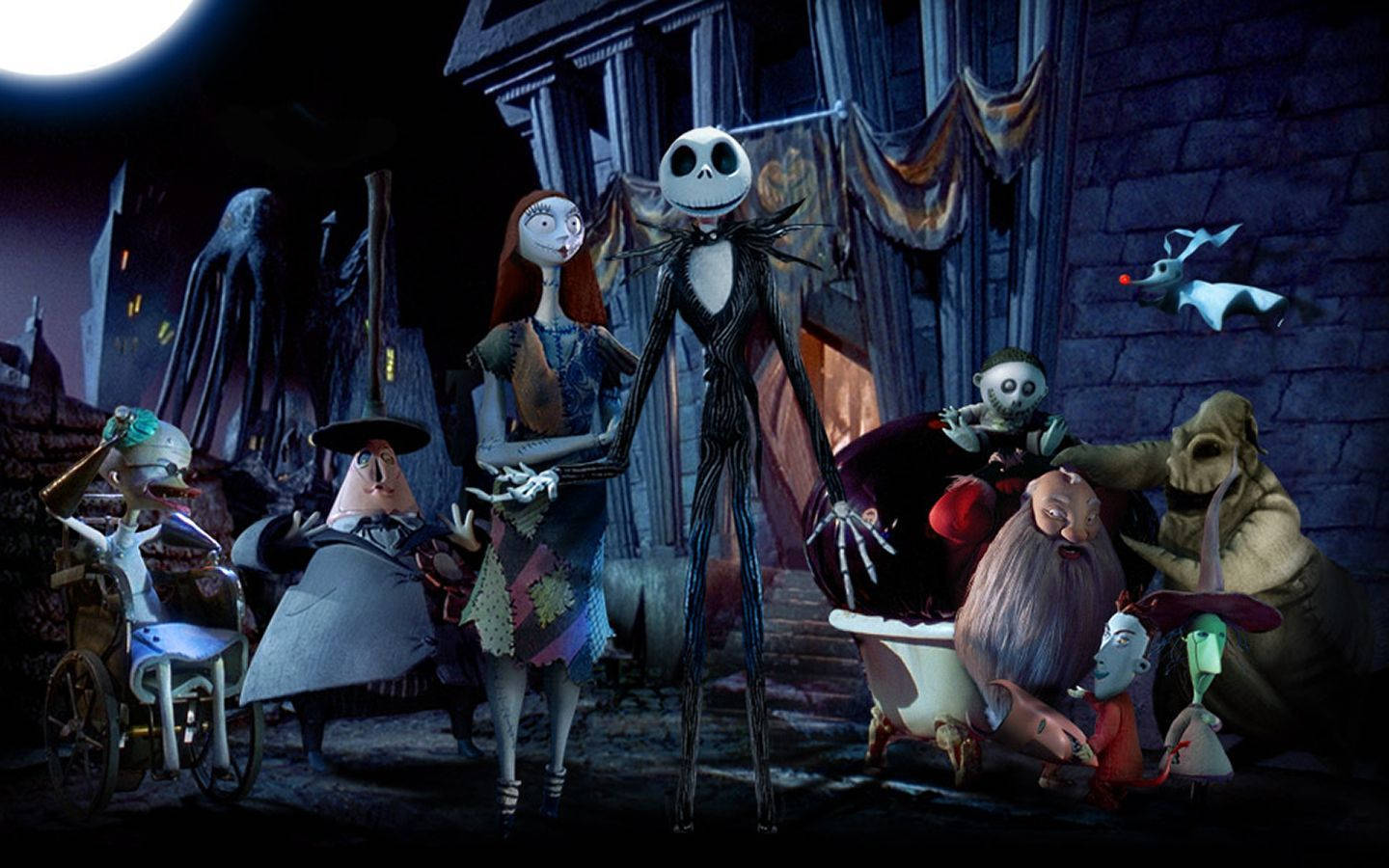 Halloweentown Kasabası - Noel Gecesi Kabusu Duvar Kağıdı