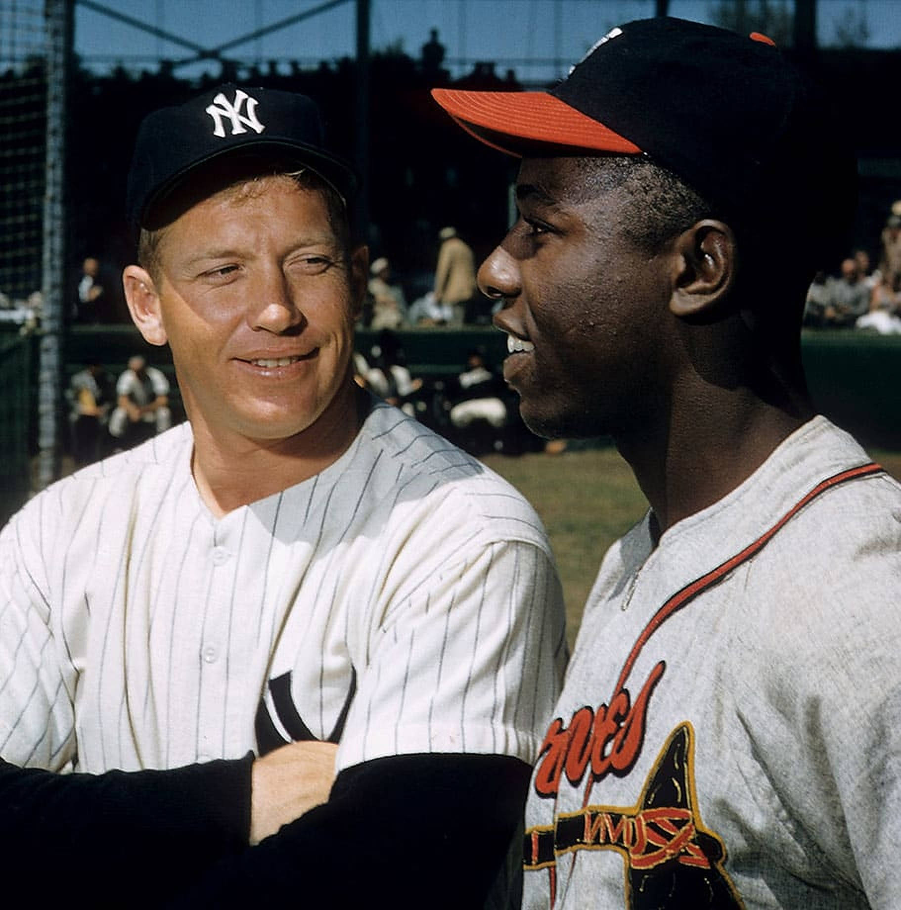 Hank Aaron ve Mickey Mantle Duvar Kağıdı