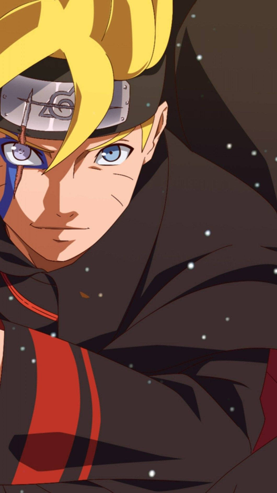 Hareketli Naruto Mavi Mor Gözler Duvar Kağıdı