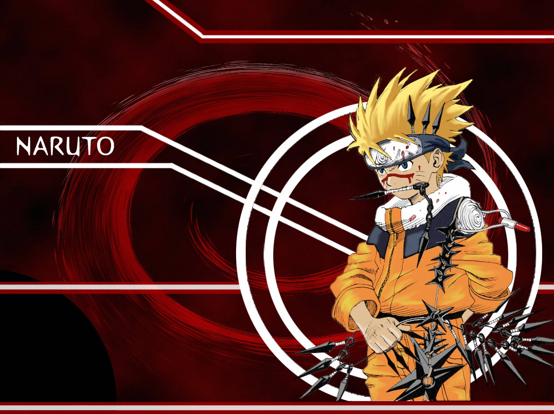 Hareketli Naruto Bıçakları Duvar Kağıdı