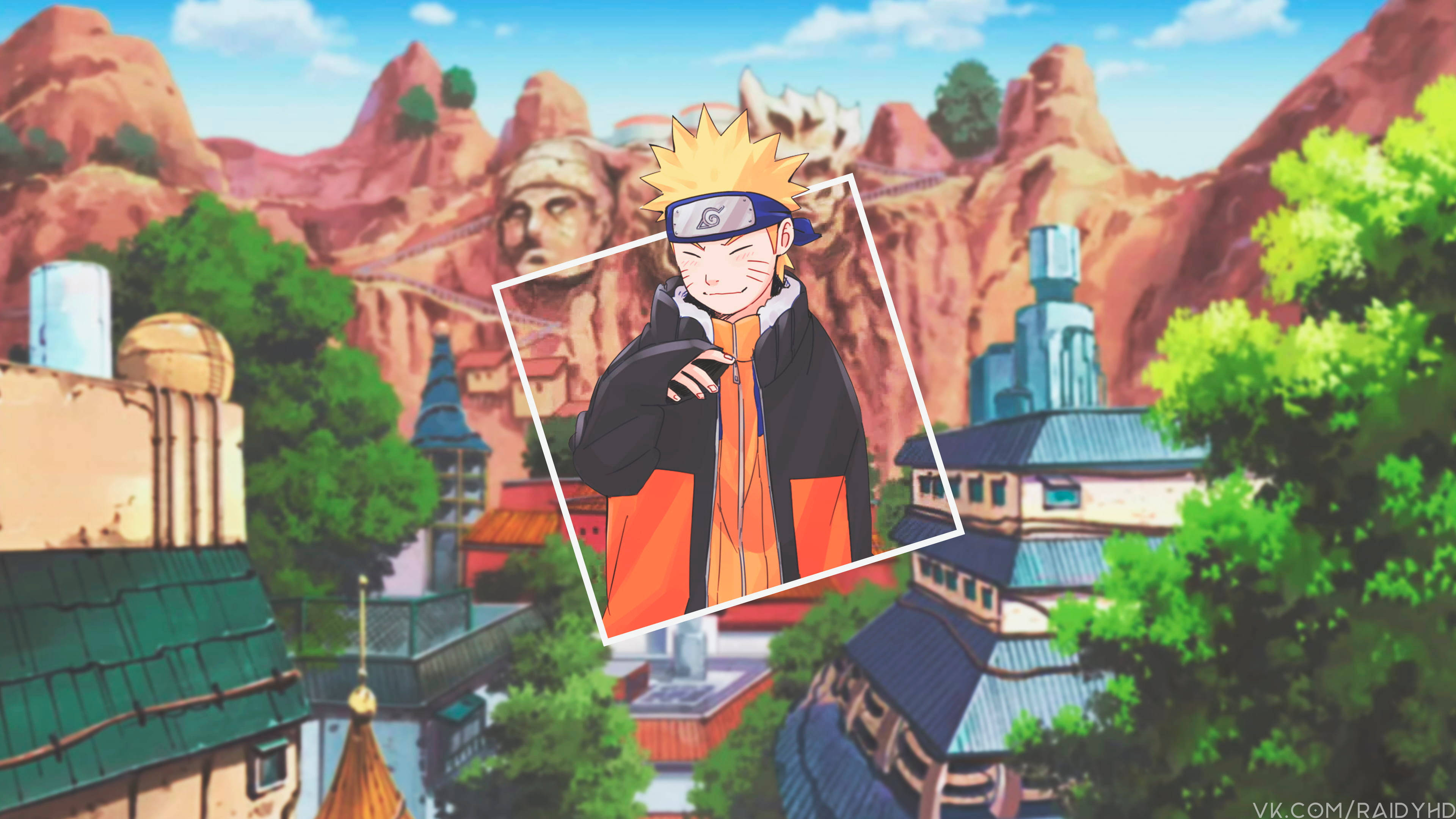 Hareketli Naruto ve Japon Evleri Duvar Kağıdı