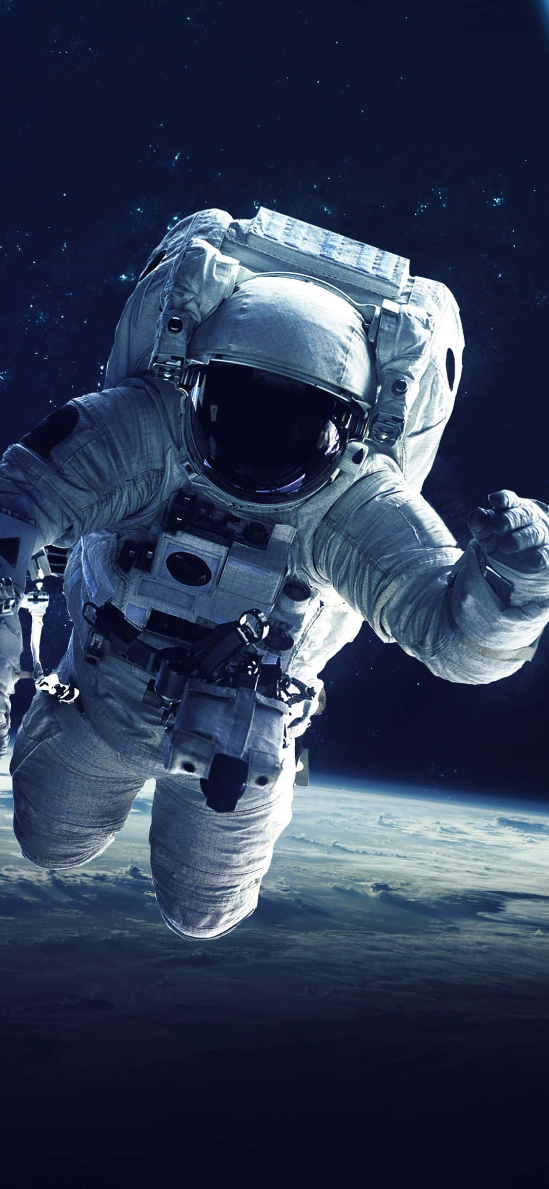 Harika astronot iPhone duvar kağıdı tasarımı Duvar Kağıdı