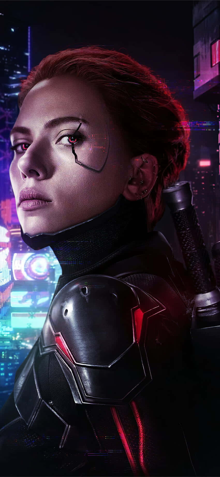 Harika Cyberpunk 2077 iPhone X Duvar Kağıdı