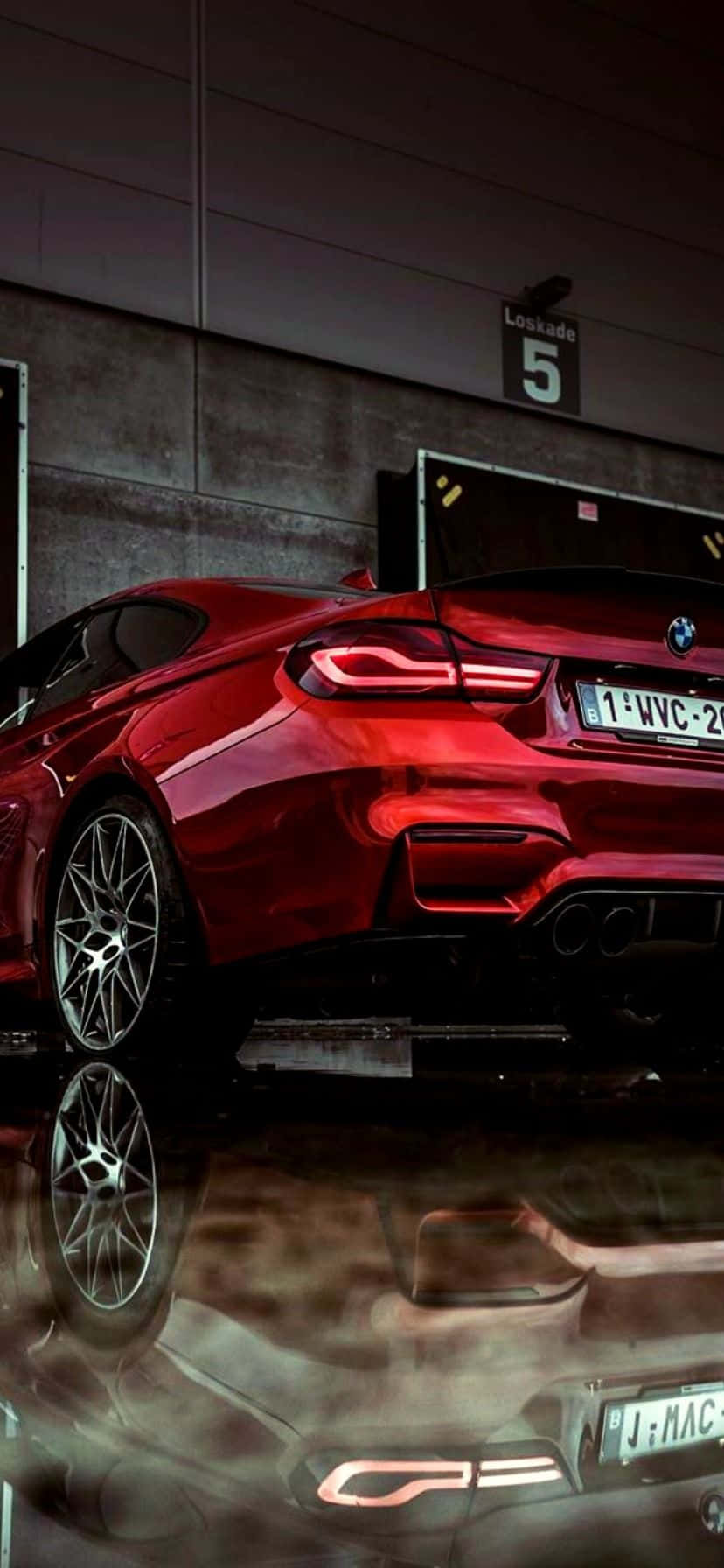 Harika Kırmızı BMW Duvar Kağıdı