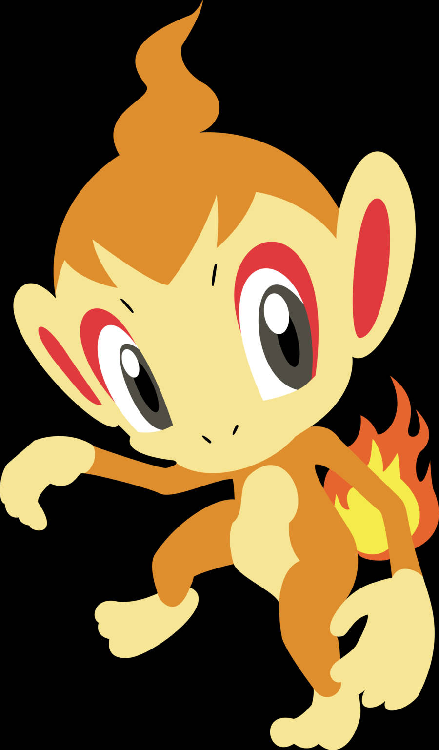 Harika Pokemon Chimchar Hayran Sanatı Duvar Kağıdı