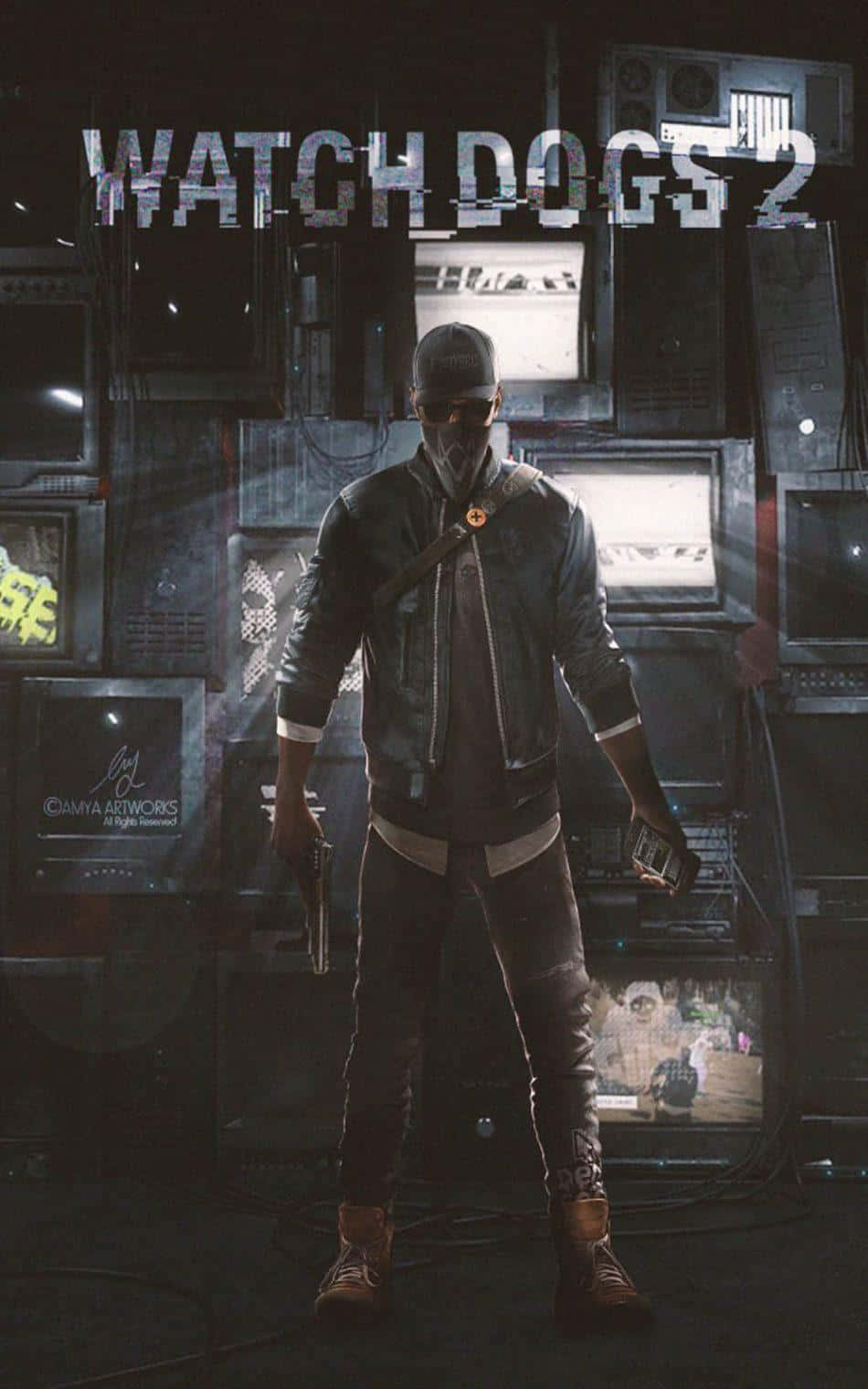 Harika Watch Dogs iPhone Duvar Kağıdı