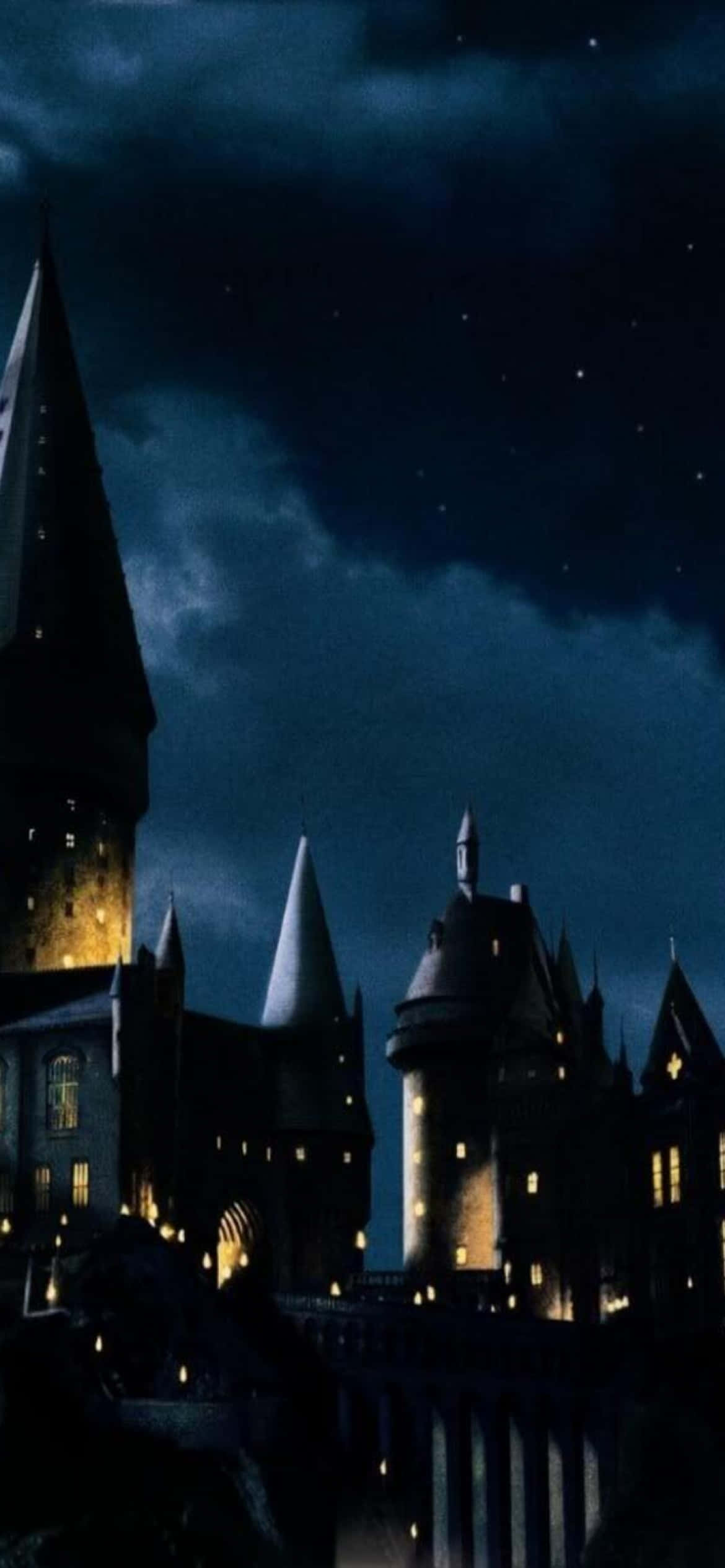 Harry Potter Cadılar Bayramı Binaları Duvar Kağıdı