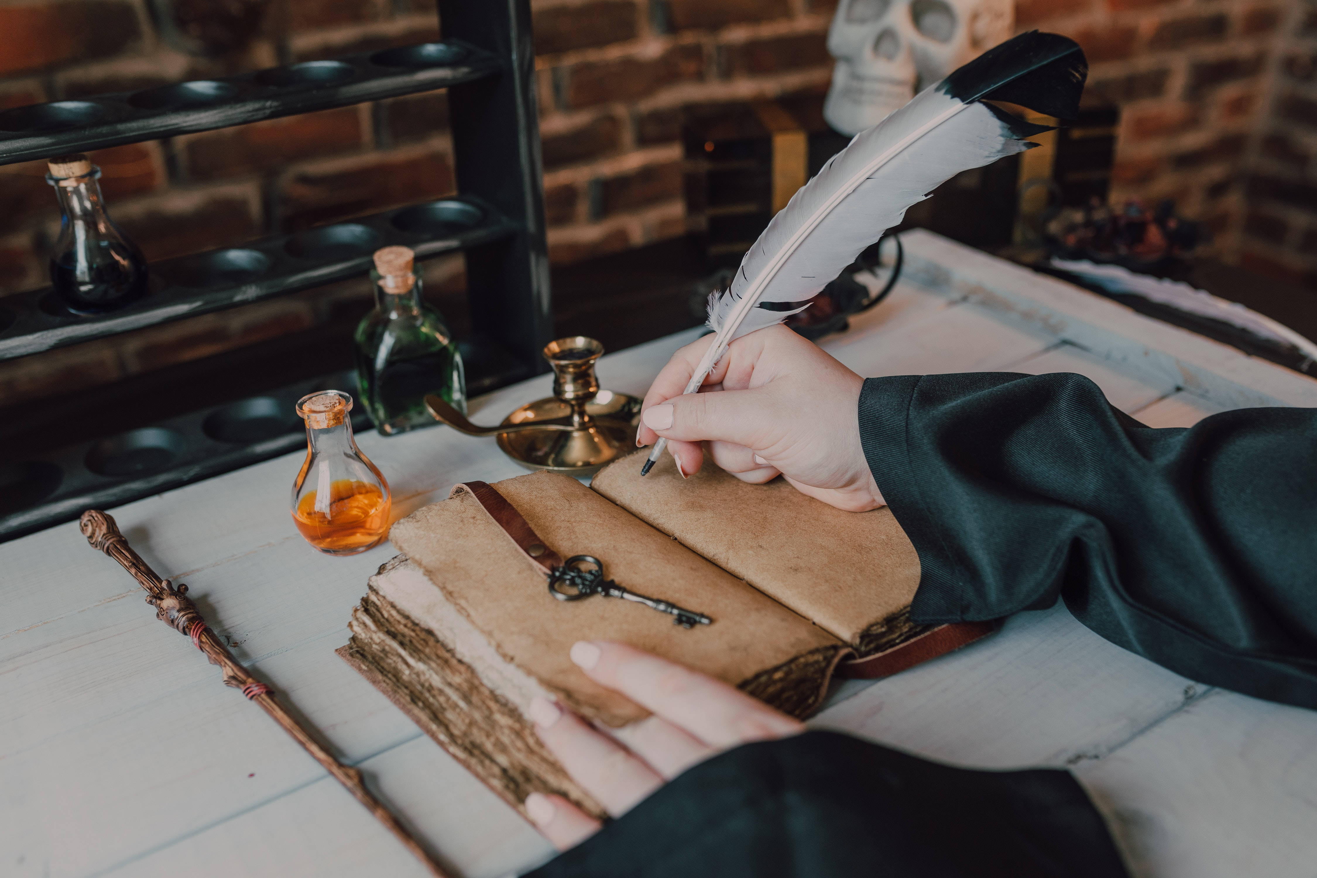 Harry Potter Estetik Büyü Kitabı Duvar Kağıdı