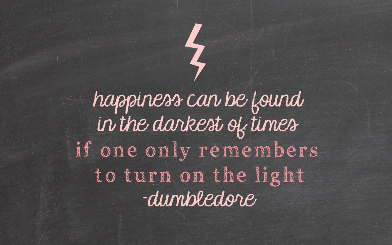 Harry Potter Estetik Dumbledore Alıntısı Duvar Kağıdı