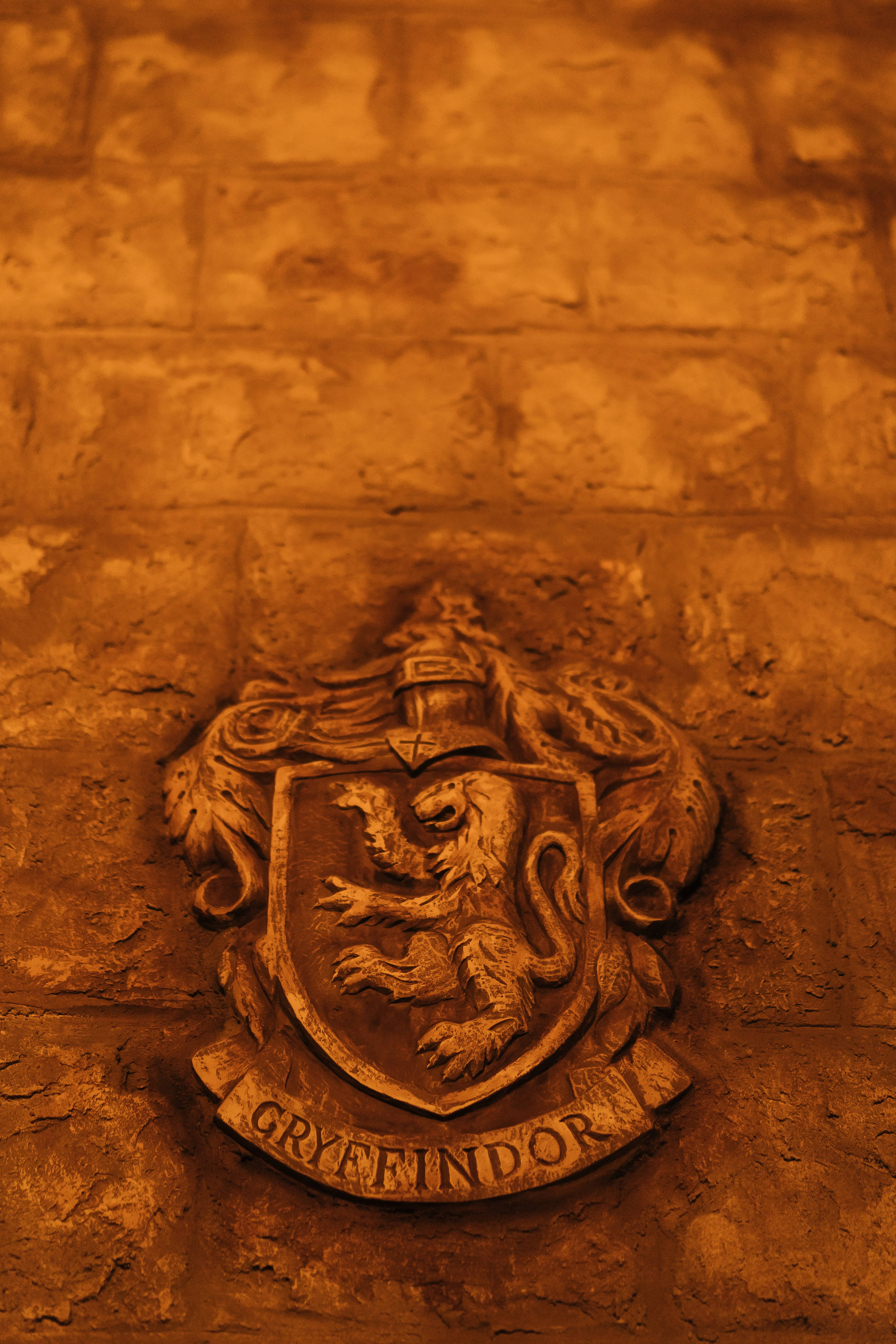 Harry Potter Estetik Gryffindor Logosu Duvar Kağıdı