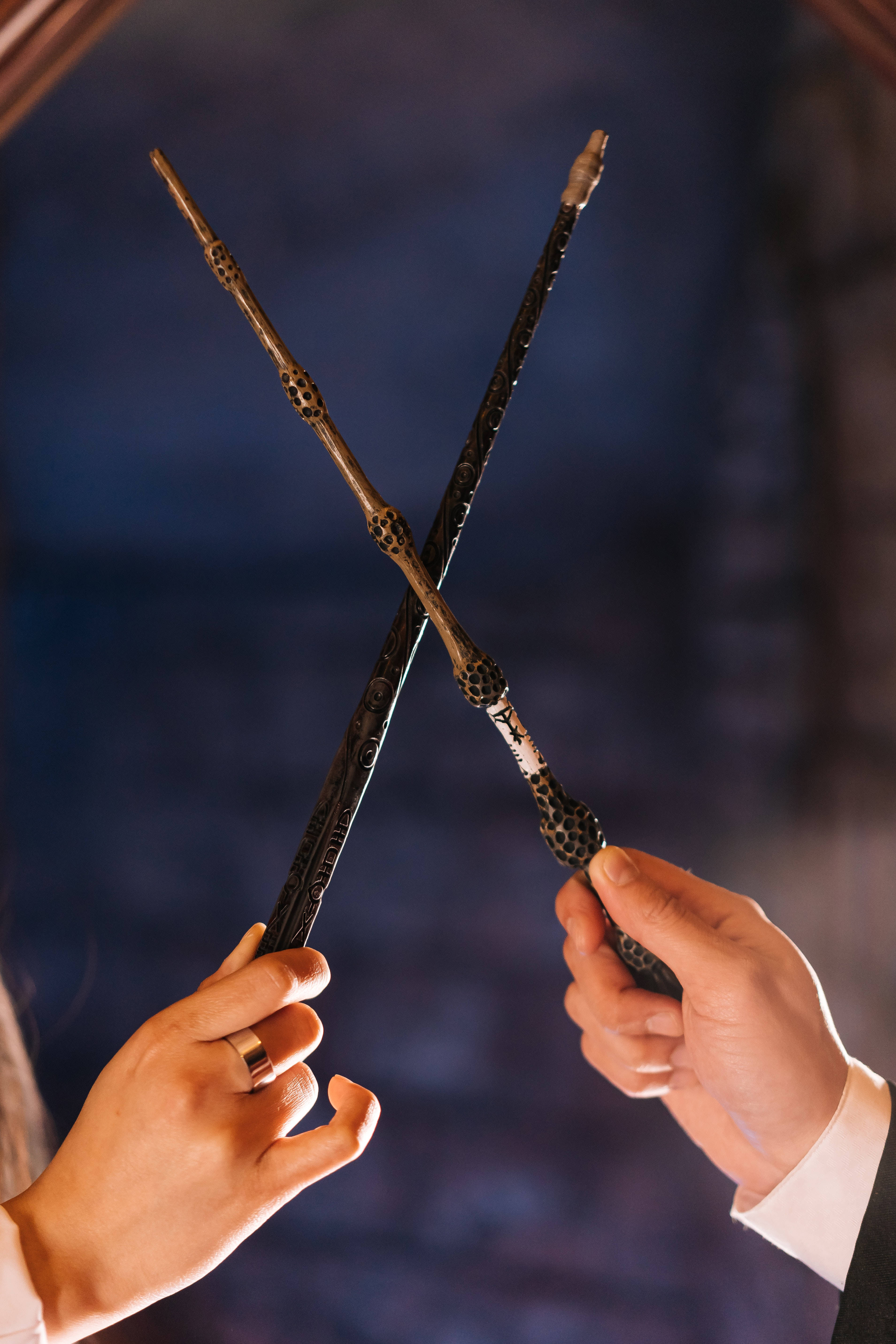 Harry Potter Estetik Sihirli Asalar Duvar Kağıdı