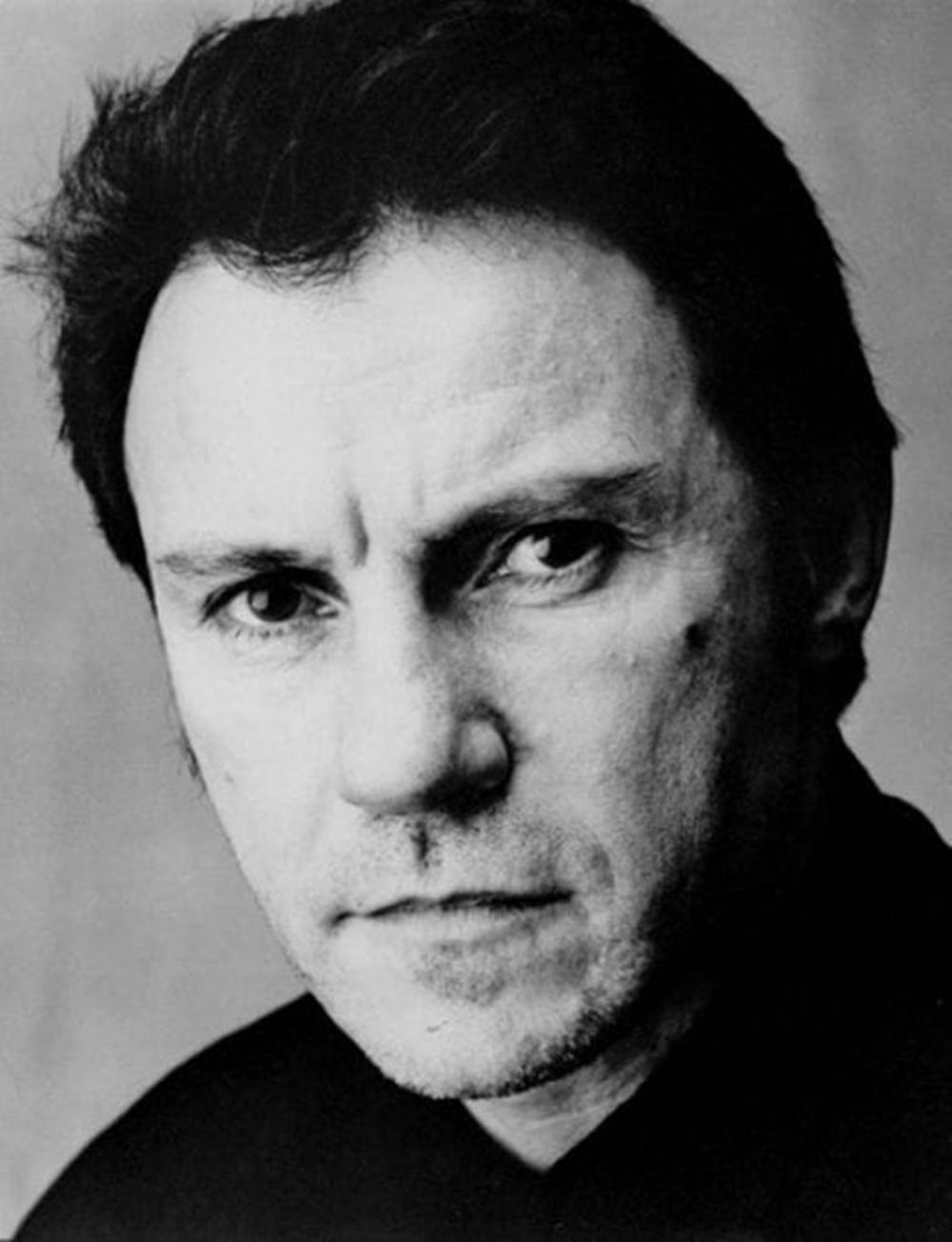 Harvey Keitel'in Siyah Beyaz Yakın Çekimi Duvar Kağıdı