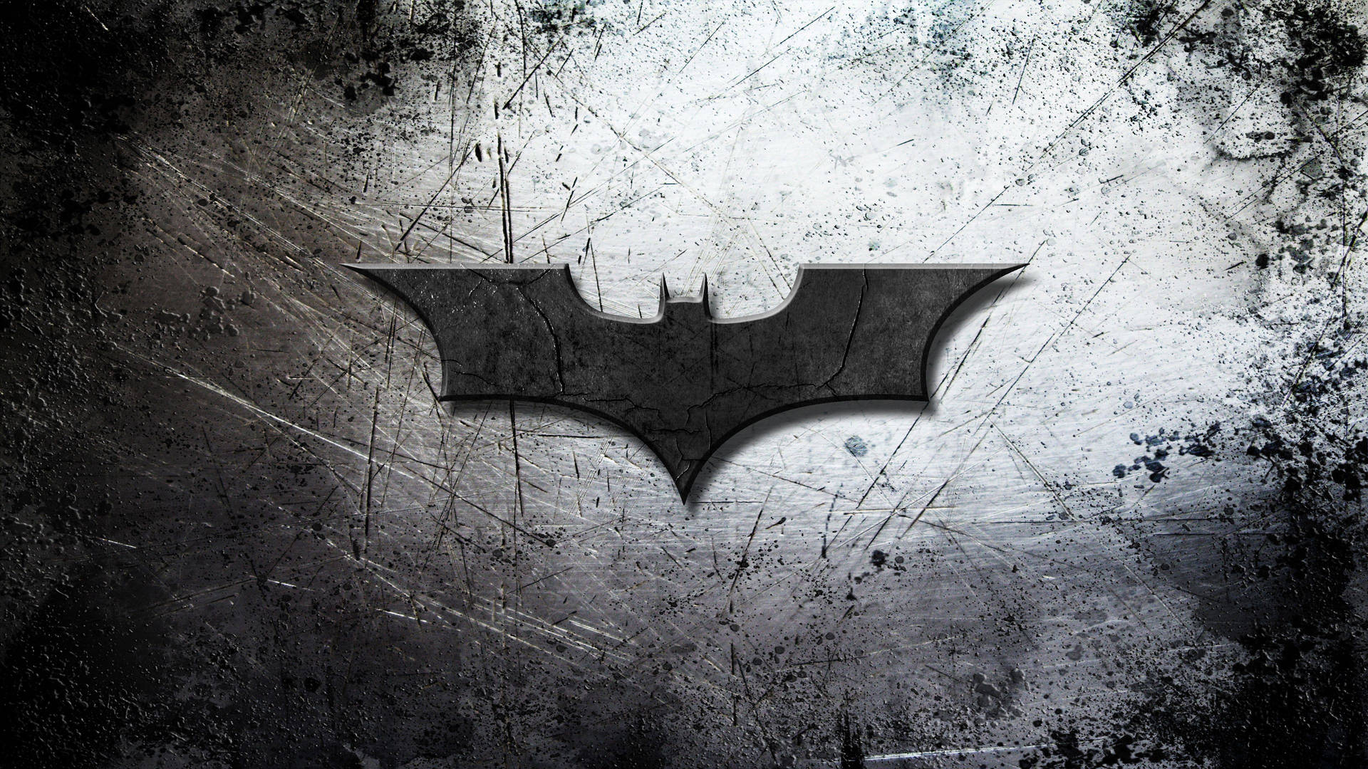 Hasarlı Batman logosu duvar kağıdı