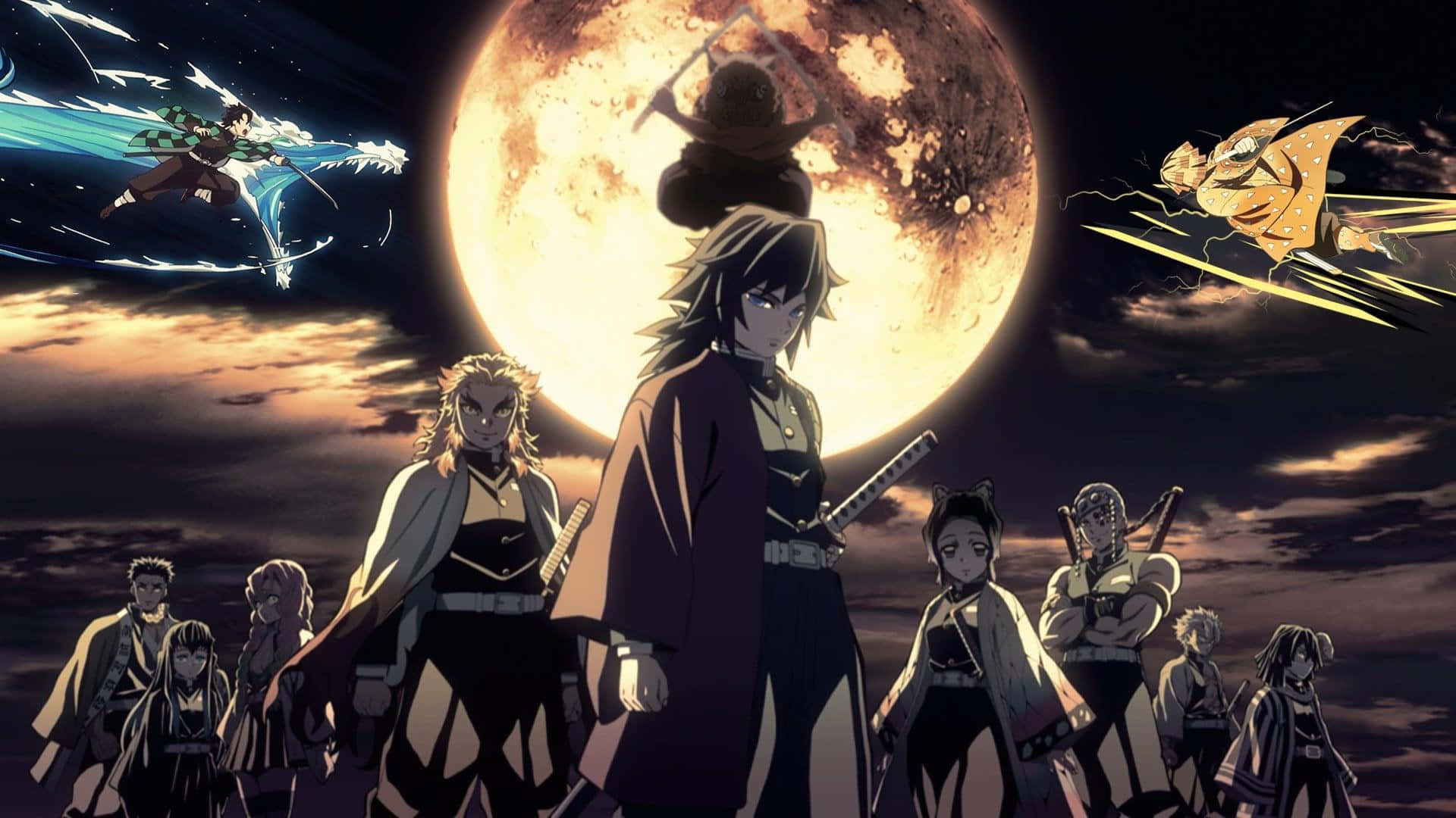 Demon Slayer Dizüstü Bilgisayar — Demon slayer 4K GIF Duvar Kağıdı