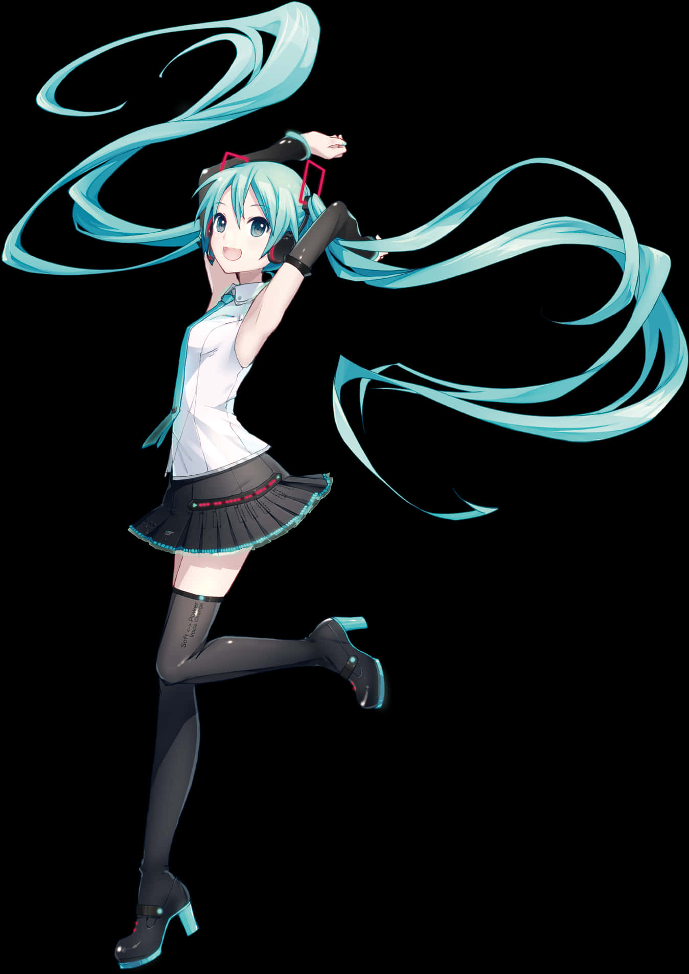Hatsune Miku Dinamik Poz Duvar Kağıdı