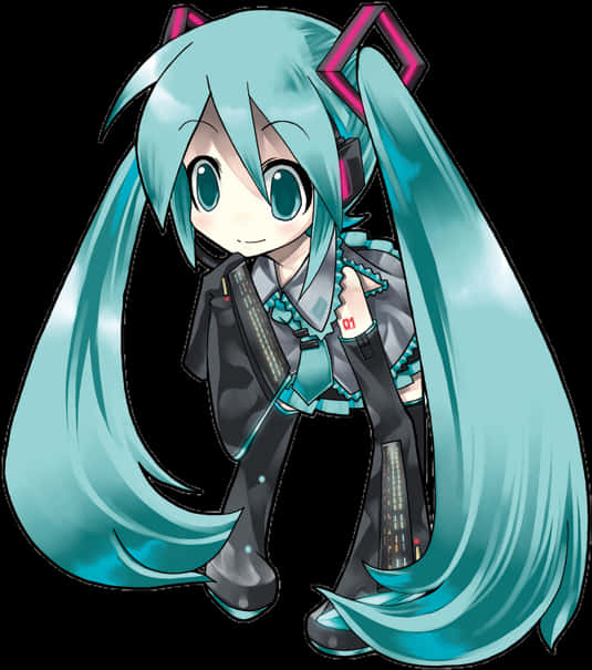 Hatsune Miku Vocaloid Karakteri Duvar Kağıdı