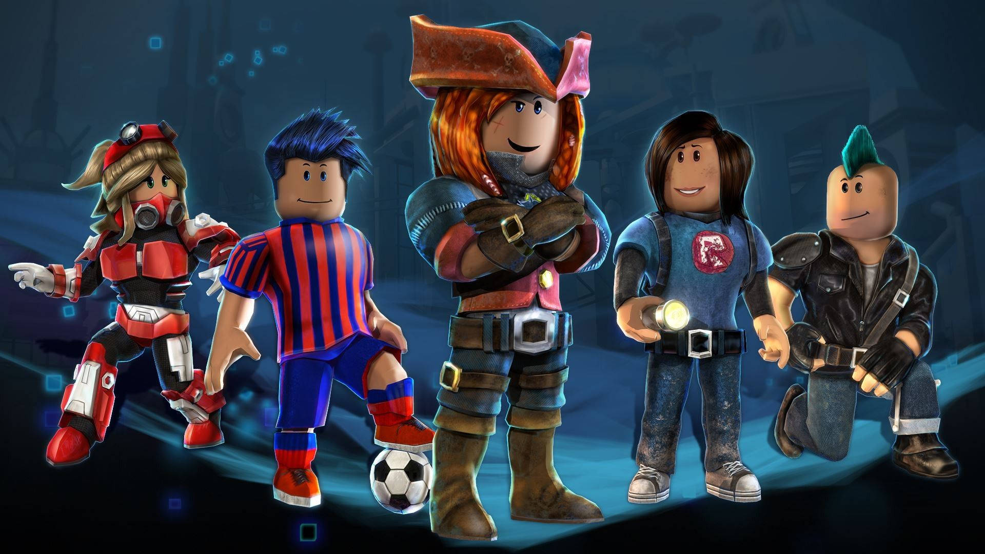 Havalı 3D Roblox Avatarı Duvar Kağıdı
