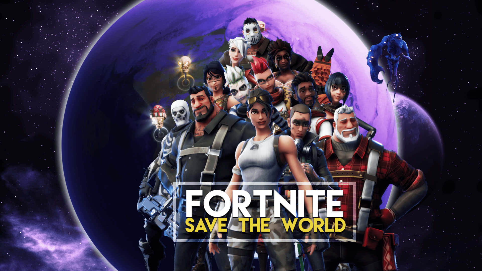 Havalı Fortnite arka planı Duvar Kağıdı