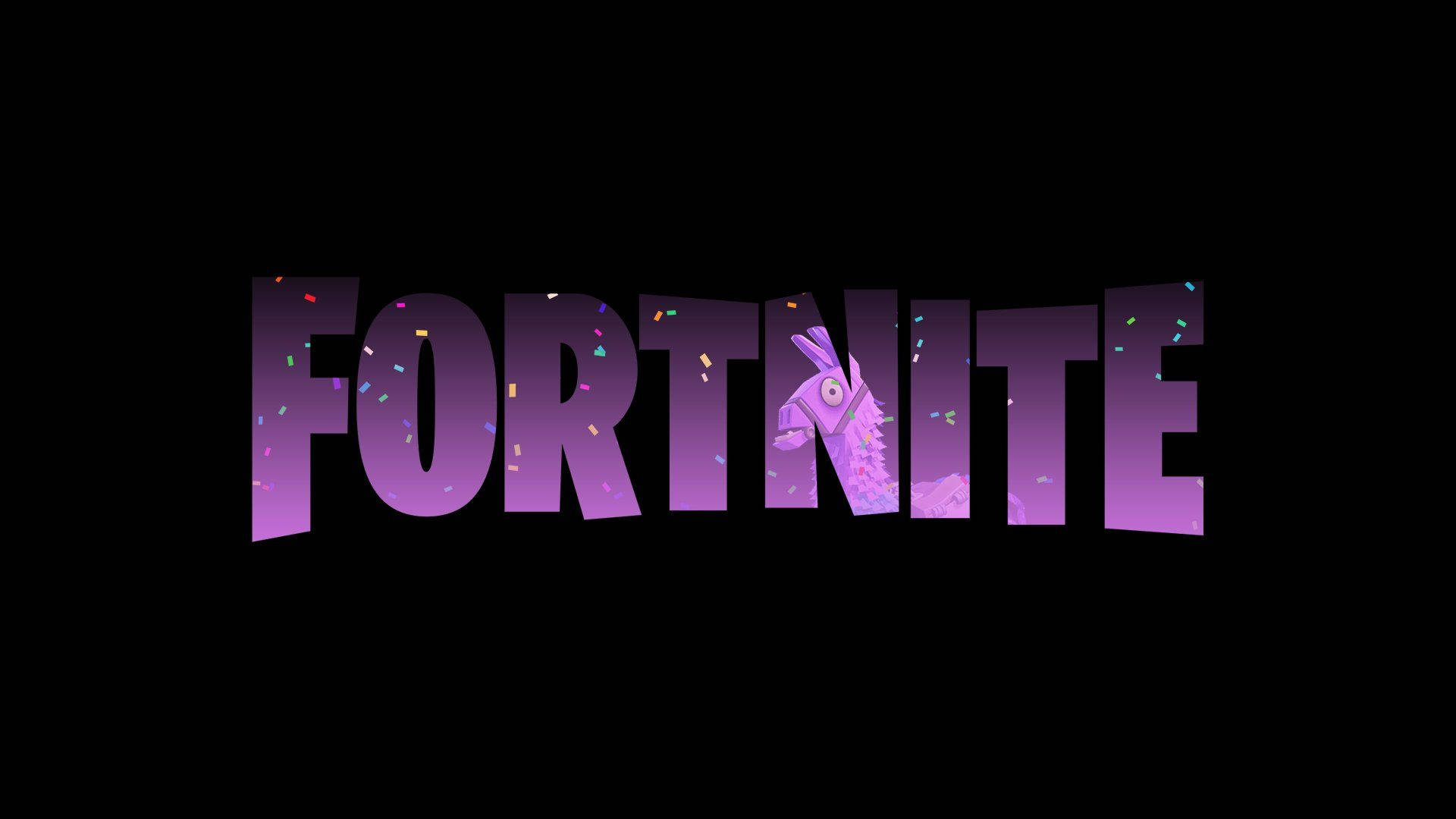Havalı Fortnite Logosu Arkaplanı Duvar Kağıdı