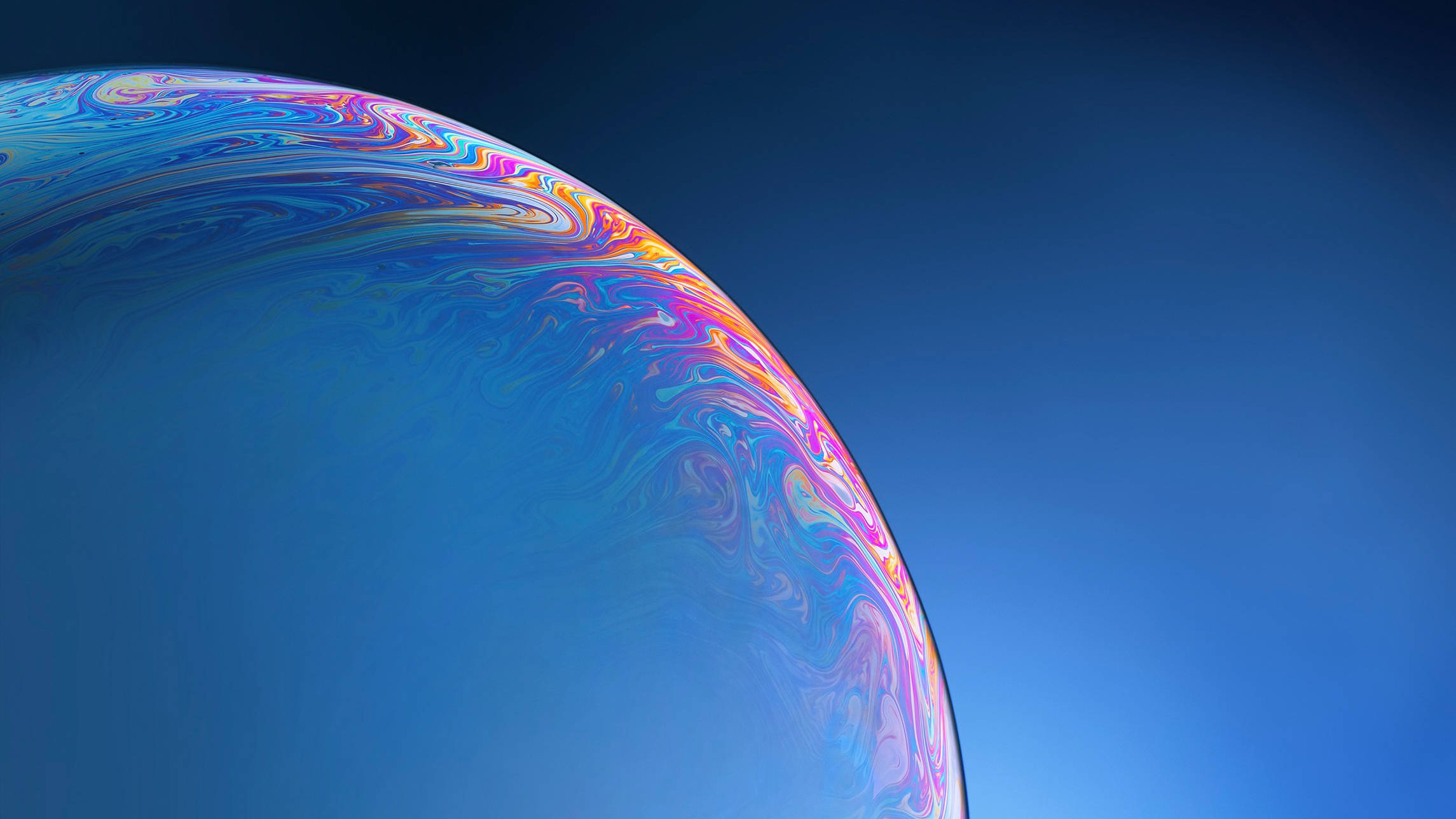 Havalı iPhone Baloncuk Yüzeyi Duvar Kağıdı