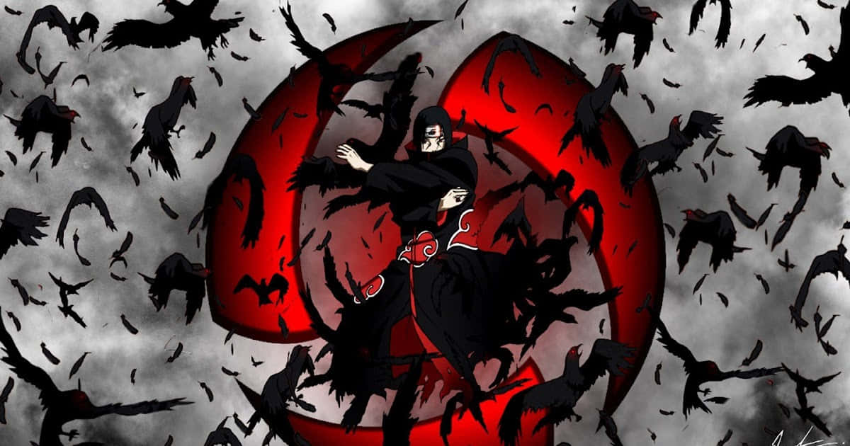 Havalı Naruto Karakteri Uchiha Itachi Duvar Kağıdı