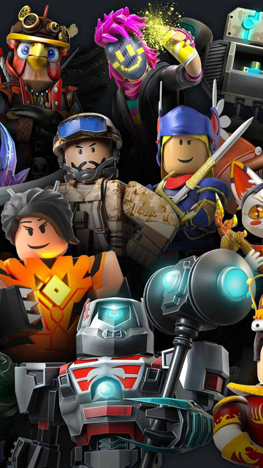 Havalı Roblox Karakterleri Duvar Kağıdı