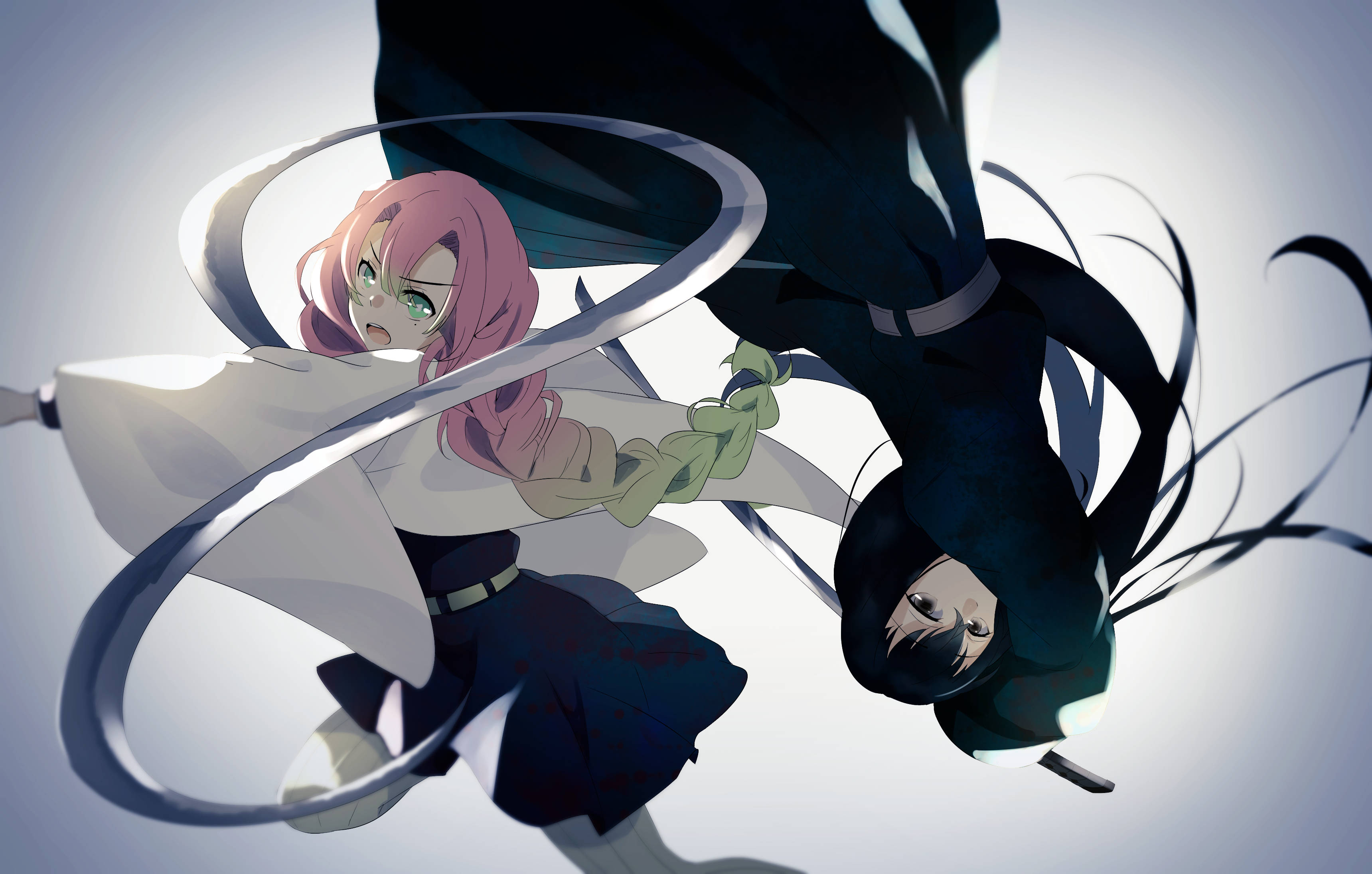 Havalı Demon Slayer Kadın Duvar Kağıdı
