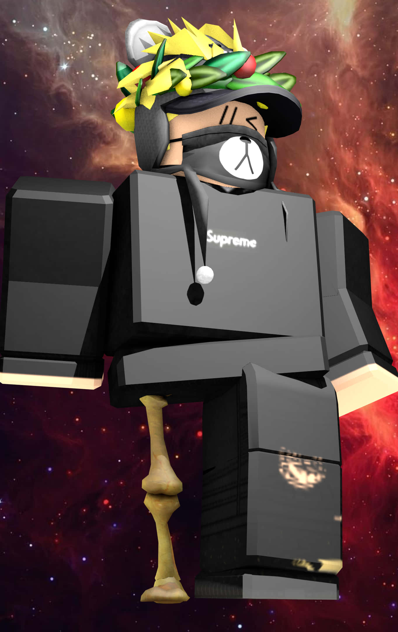 Havalı Eşsiz Karakter Roblox iPhone Duvar Kağıdı