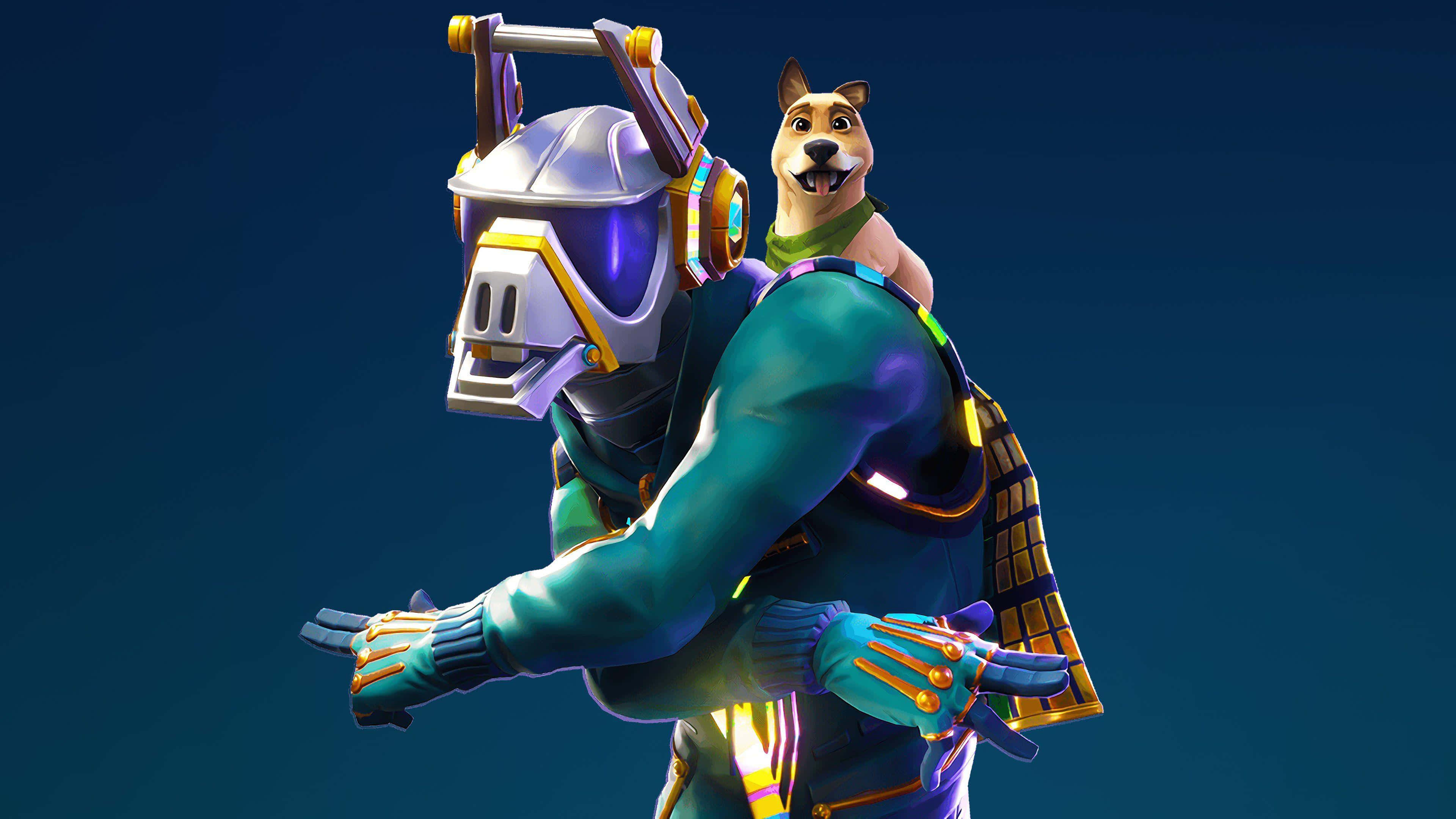Havalı Fortnite arka planı Duvar Kağıdı