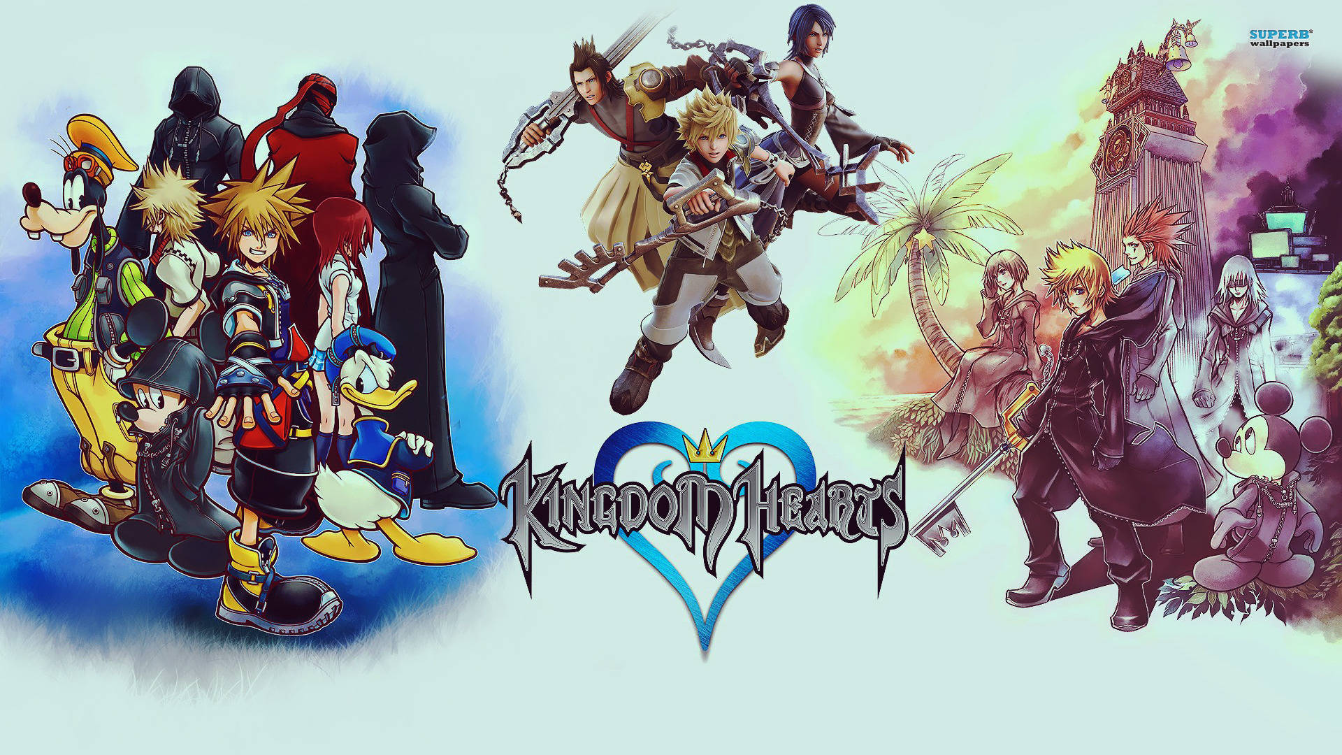 Havalı Kingdom Hearts Logosu Gösterimi