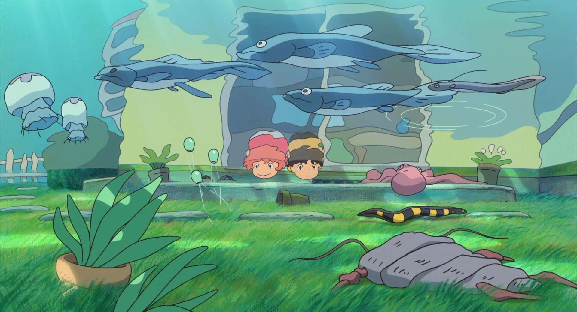 Hayal dolu Ghibli dünyasını keşfedin! Duvar Kağıdı