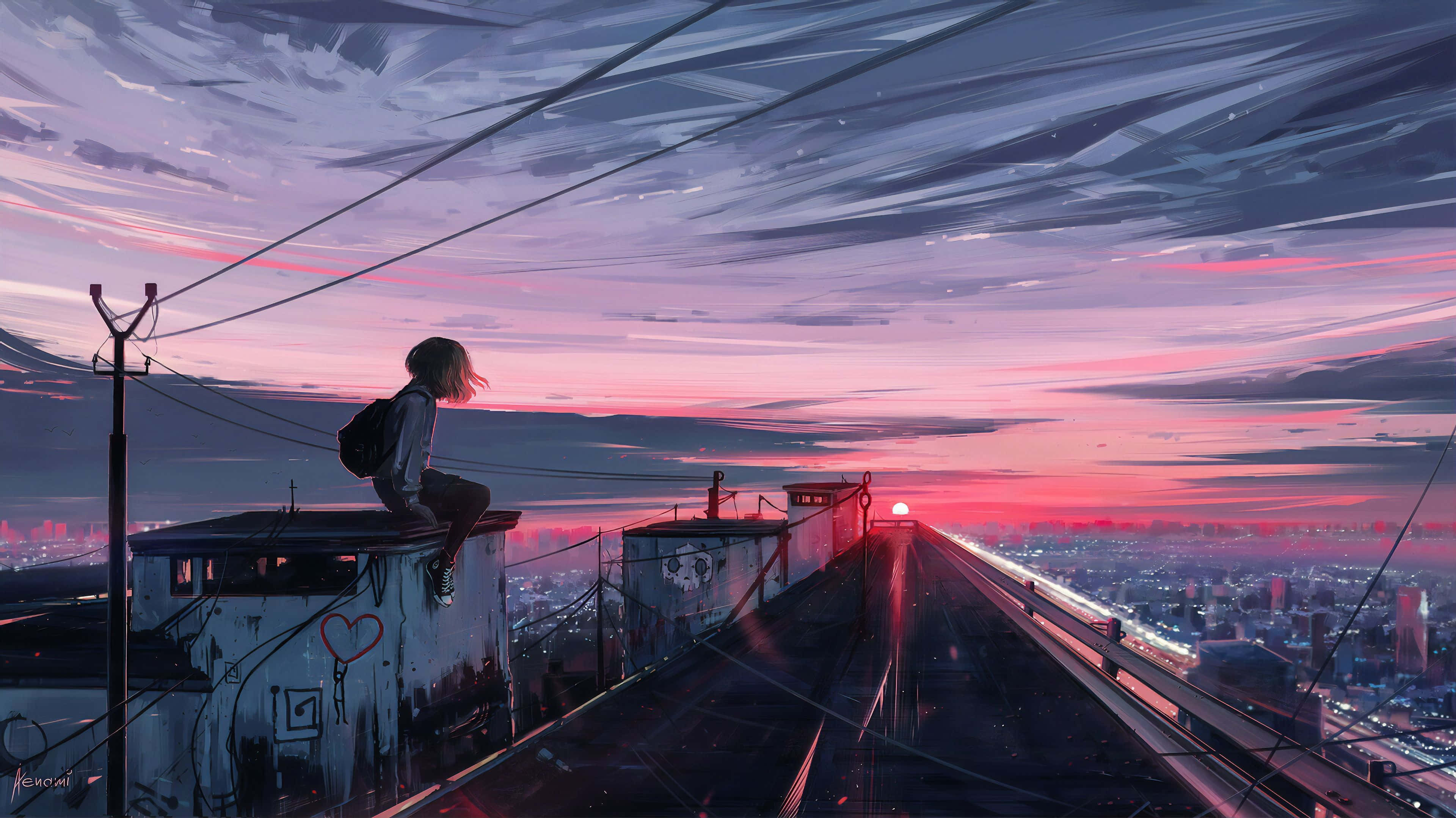 Hayal gücünün Anime 4K ile uçmasına izin ver! Duvar Kağıdı