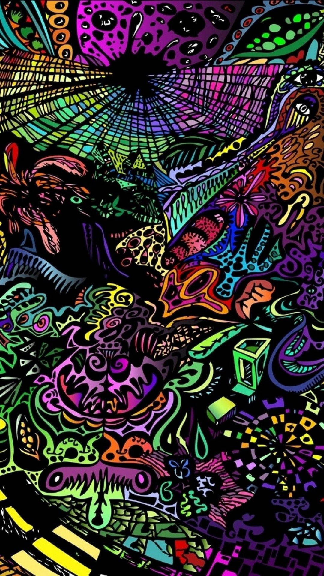 Hayal Gücünüzü Estetik Trippy Harikalar Diyarında Serbest Bırakın Duvar Kağıdı