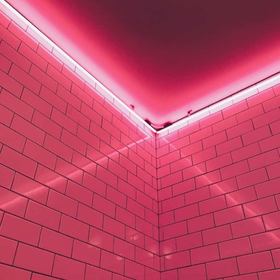 Hayallerinizin neon pembe bir estetik gibi hayatınızı aydınlatmasına izin verin Duvar Kağıdı