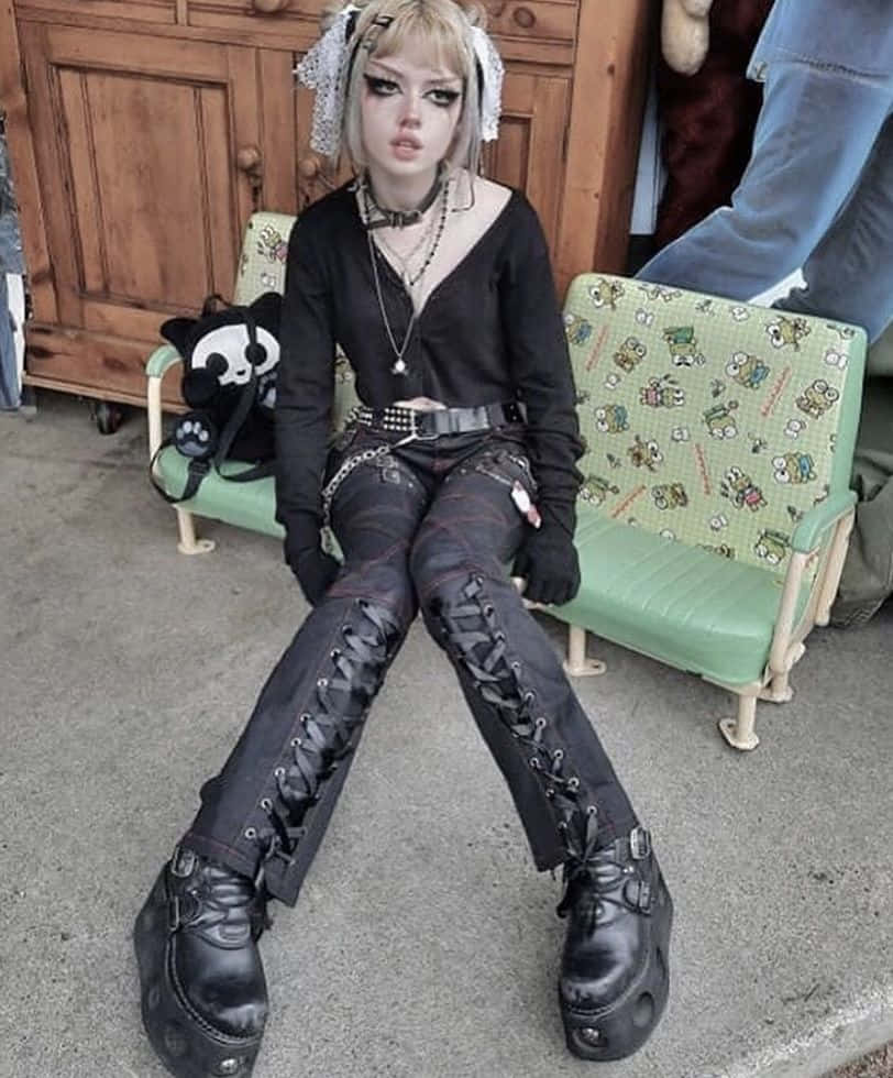 Hayat siyah beyaz değil, Emo Estetiği'nin renklerini bugün keşfedin! Duvar Kağıdı