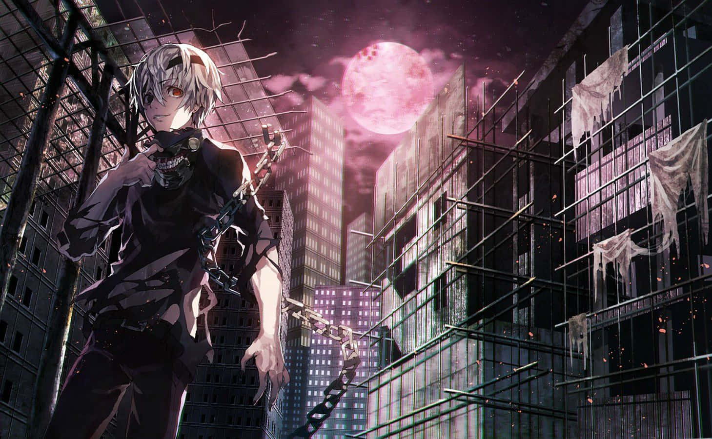 Hayatını Feda Etmeye Hazır, Tokyo Ghoul'dan Kaneki Ken Duvar Kağıdı