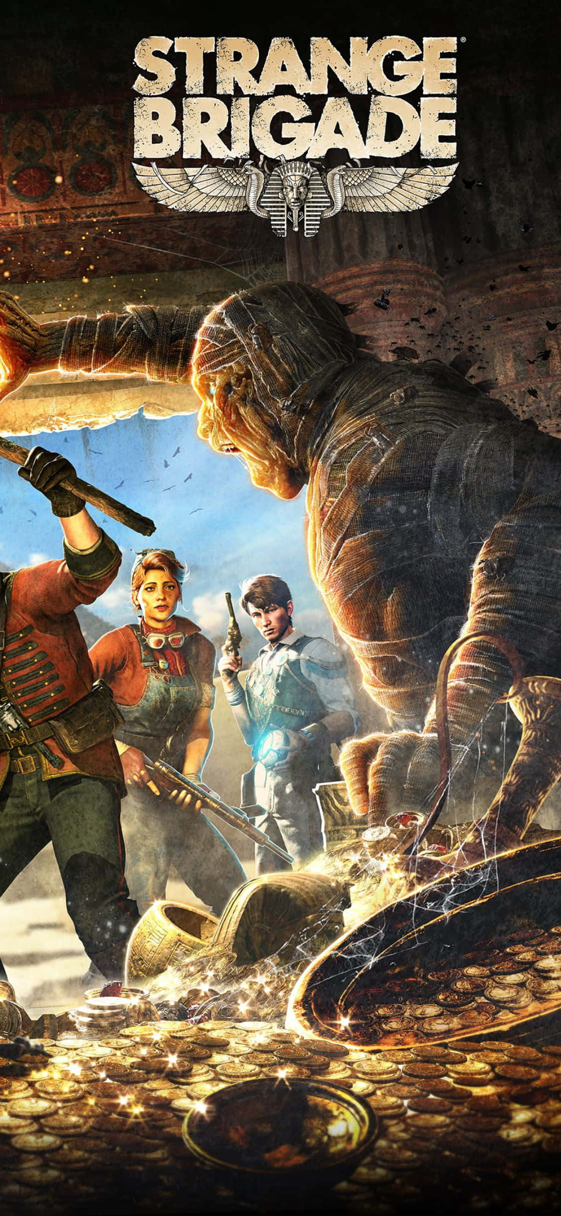 Hazineleri Koruyan Zombi iPhone X Strange Brigade Arka Planı Duvar Kağıdı