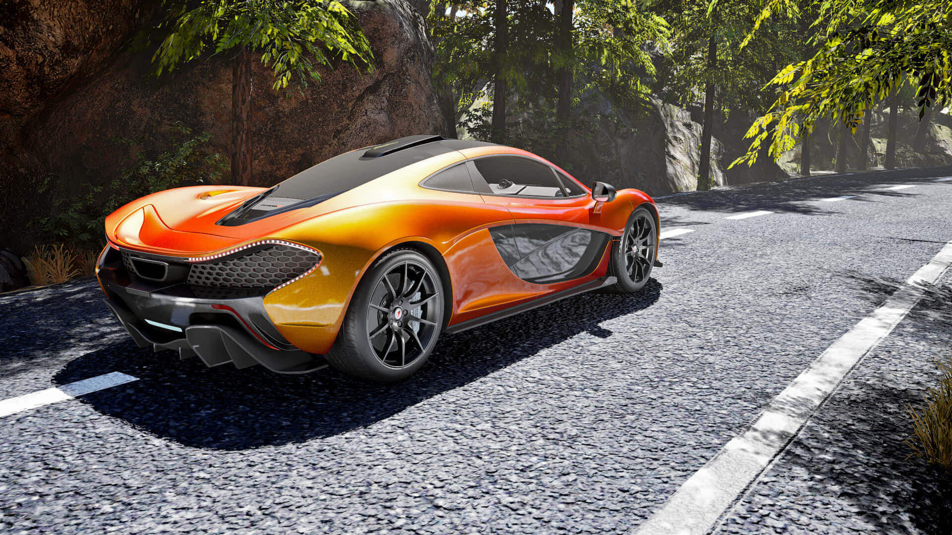 HD Project Cars McLaren P1 Arka Plan Duvar Kağıdı