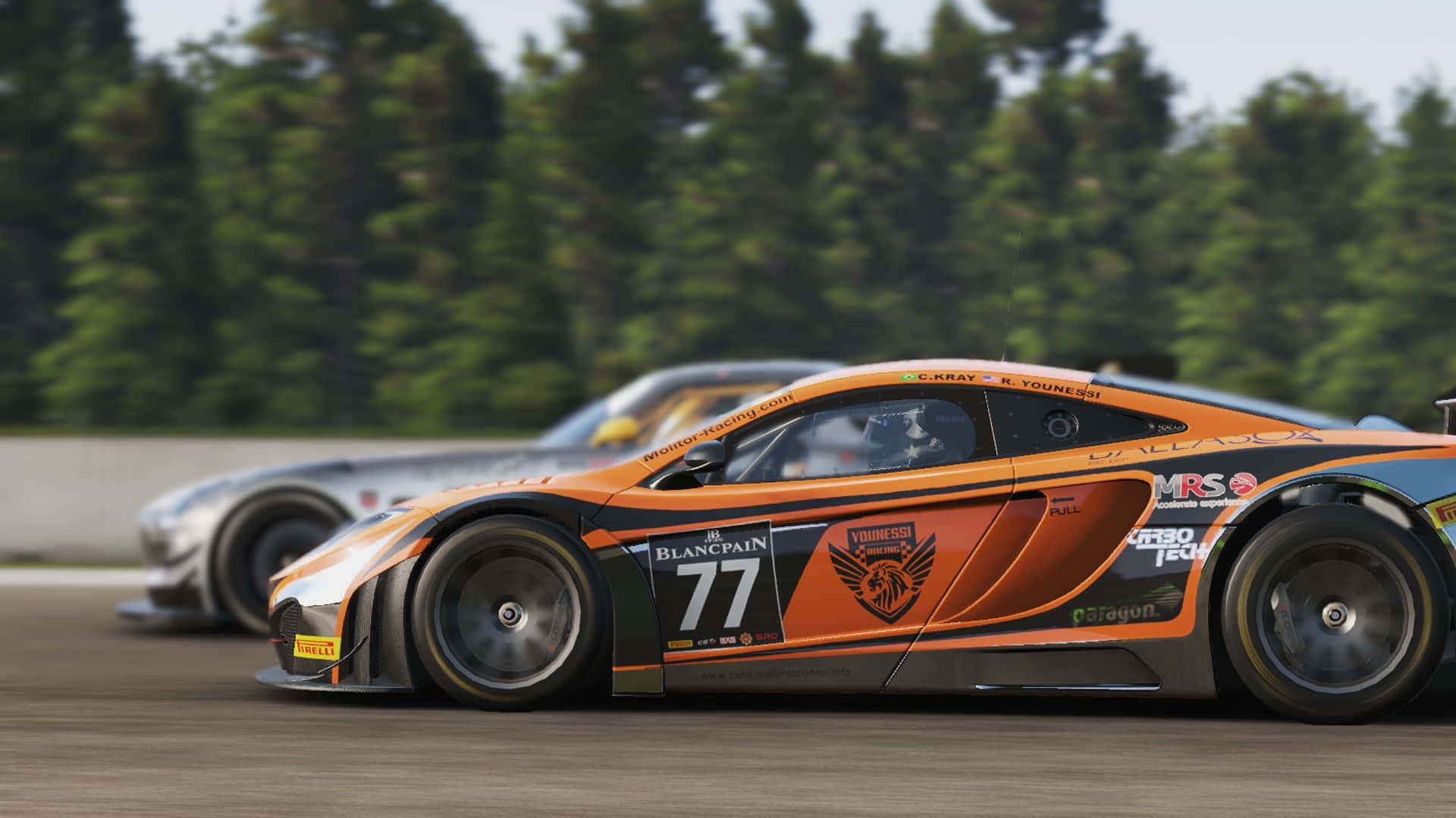HD Project Cars Turuncu McLaren 12C Arka Plan Duvar Kağıdı