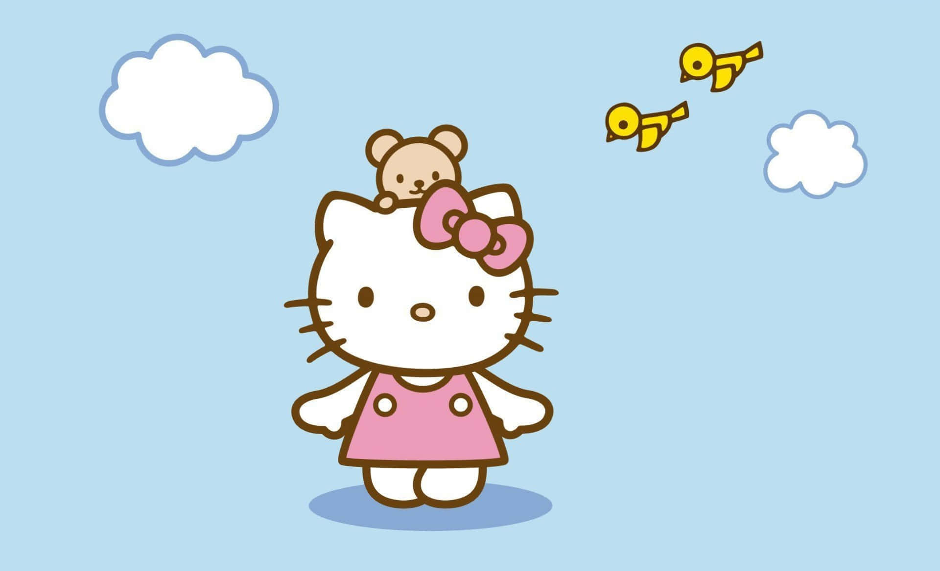 Hello Kitty Dizüstü — Sanrio GIF Duvar Kağıdı