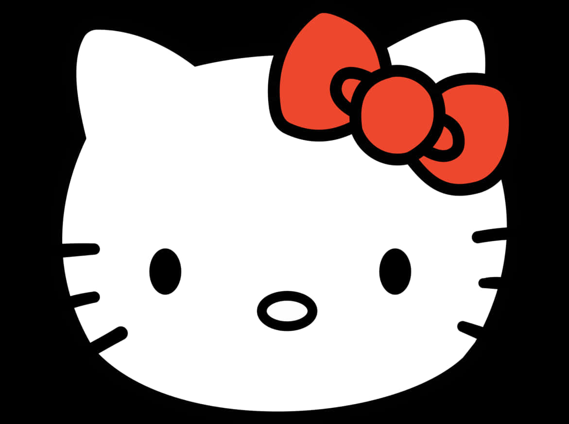 Hello Kitty İkonik Karakter Duvar Kağıdı