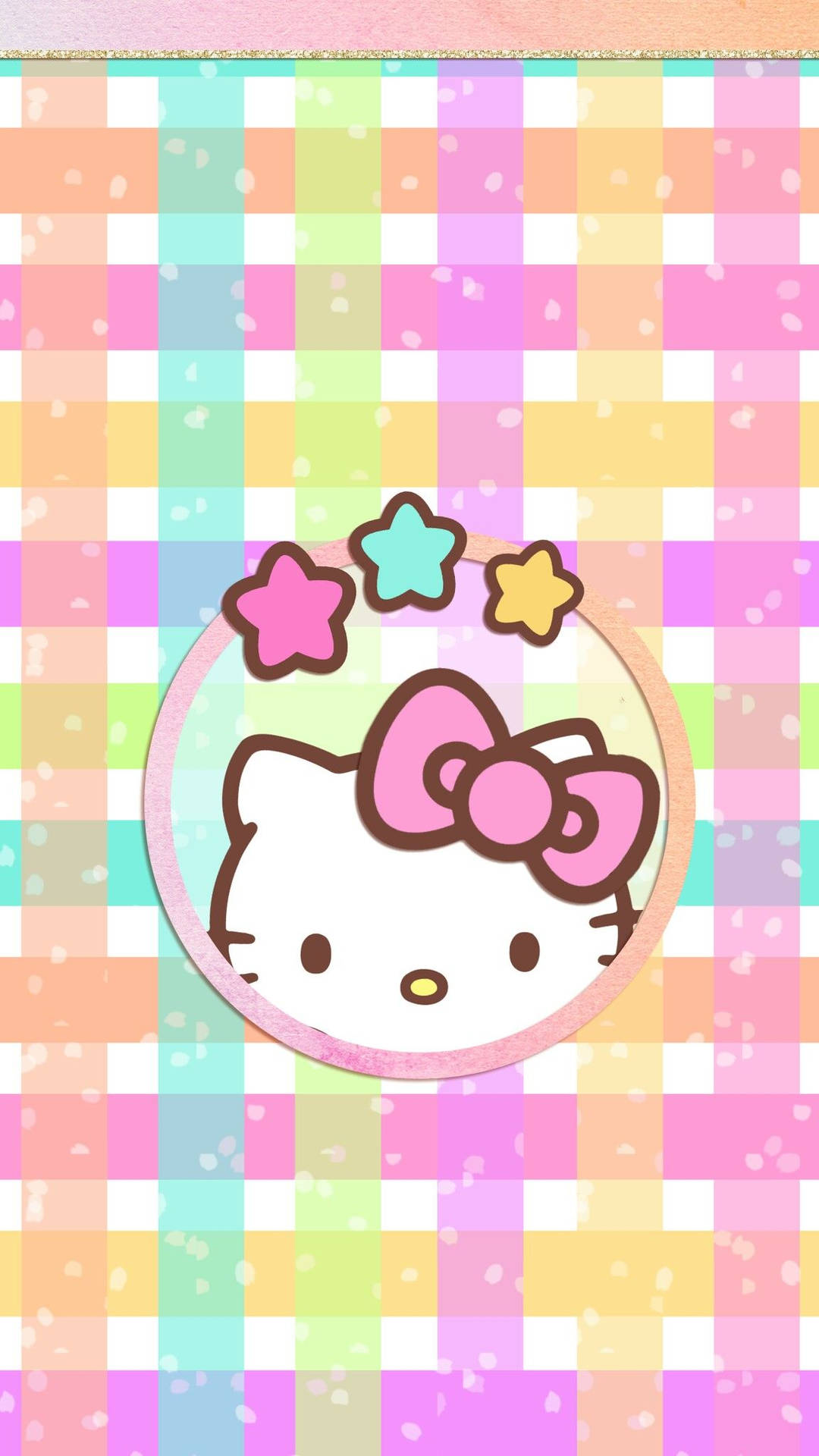 Hello kitty kawaii dokuma pastel renkler duvar kağıdı.